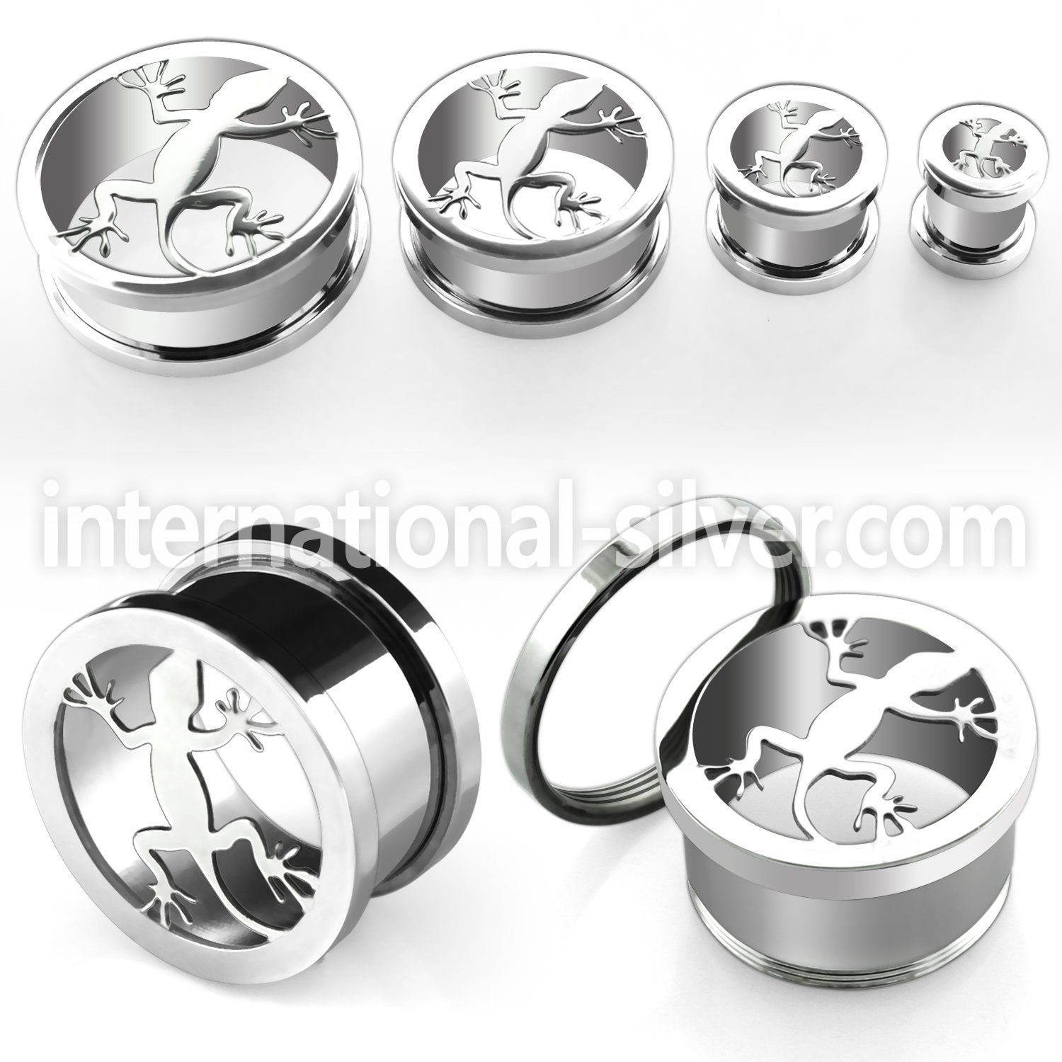 fliz tunnels gauges surgical steel 316l ear lobe