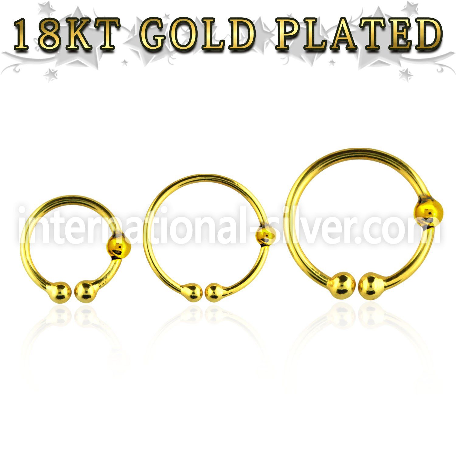 fnsrg fake illusion hoops silver 925 nose