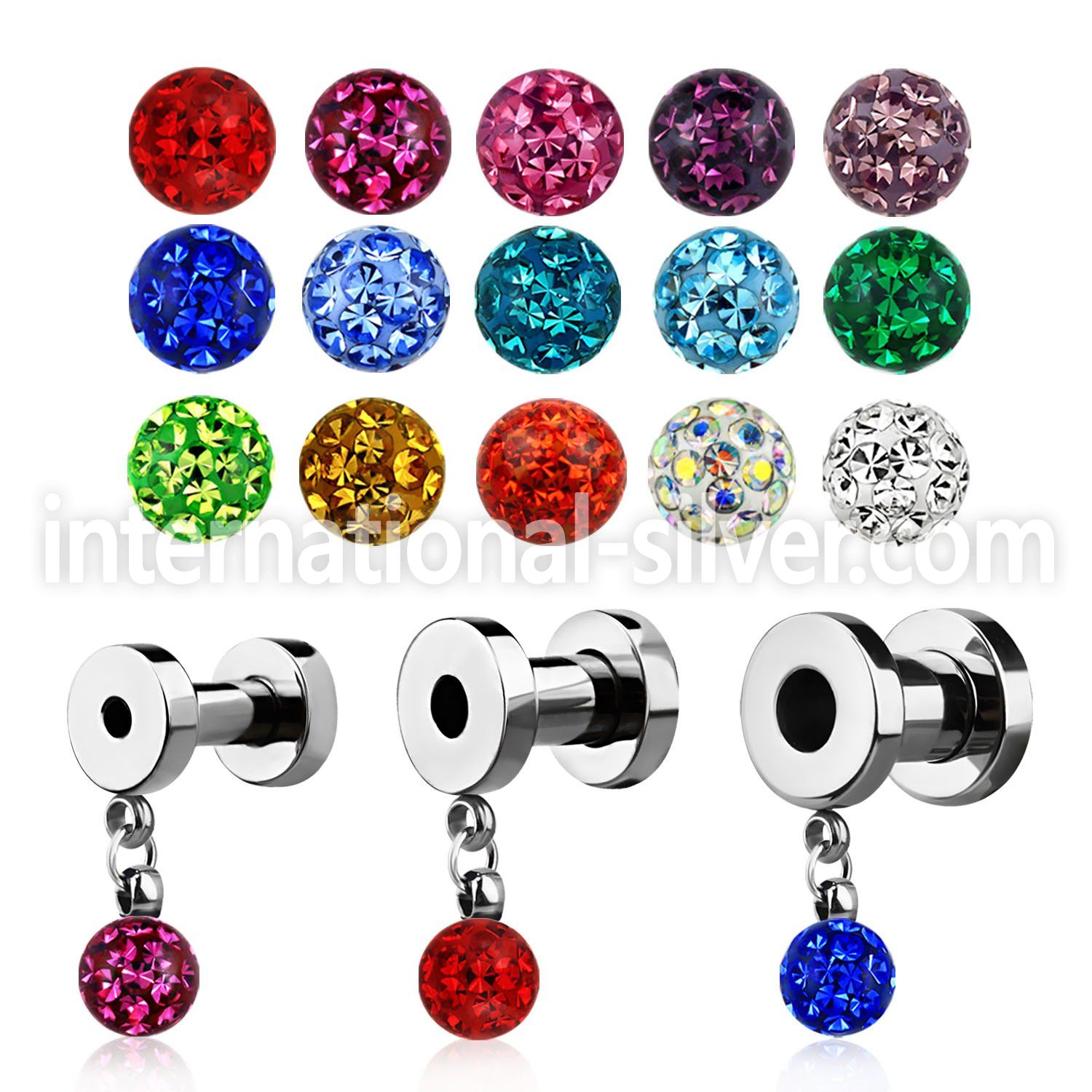 fpg2d5 tunnels gauges surgical steel 316l ear lobe