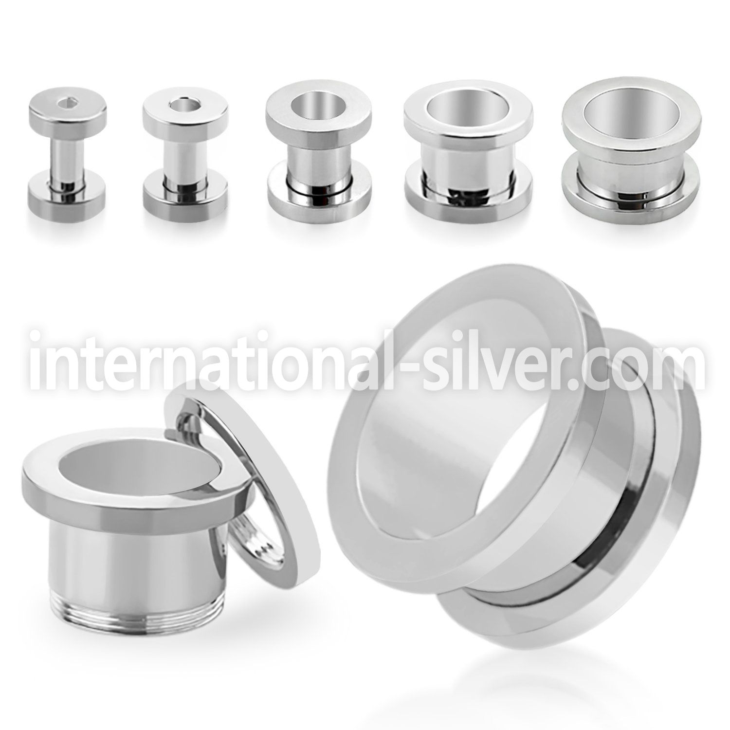fpg tunnels gauges surgical steel 316l ear lobe