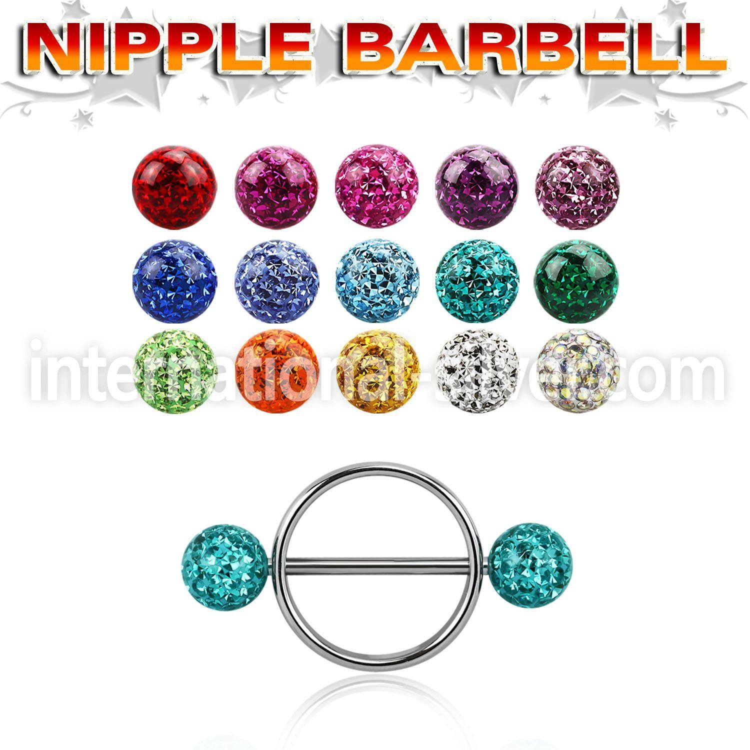 frnpe5 straight barbells surgical steel 316l nipple