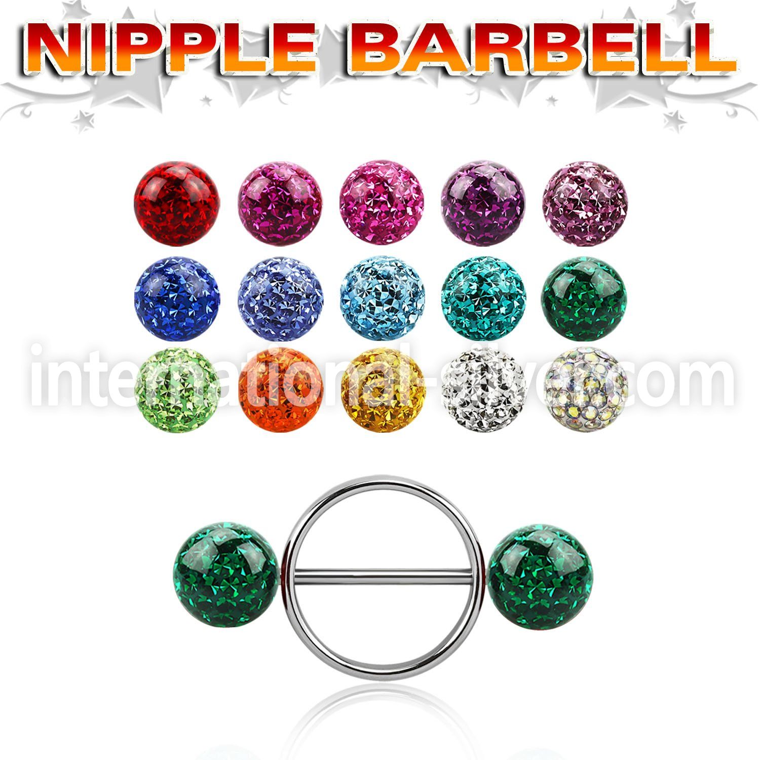 frnpe8 straight barbells surgical steel 316l nipple