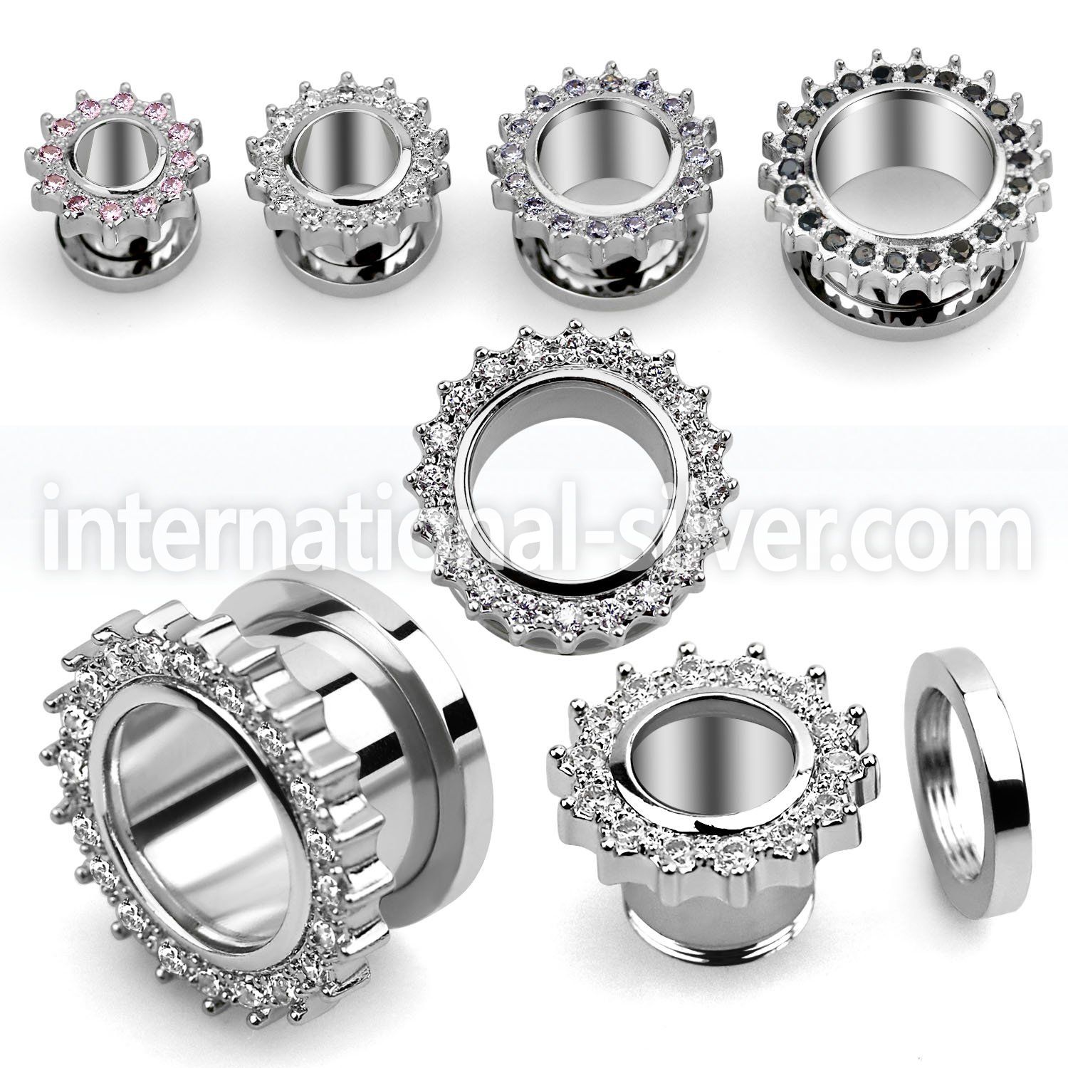 fspcz tunnels gauges surgical steel 316l ear lobe