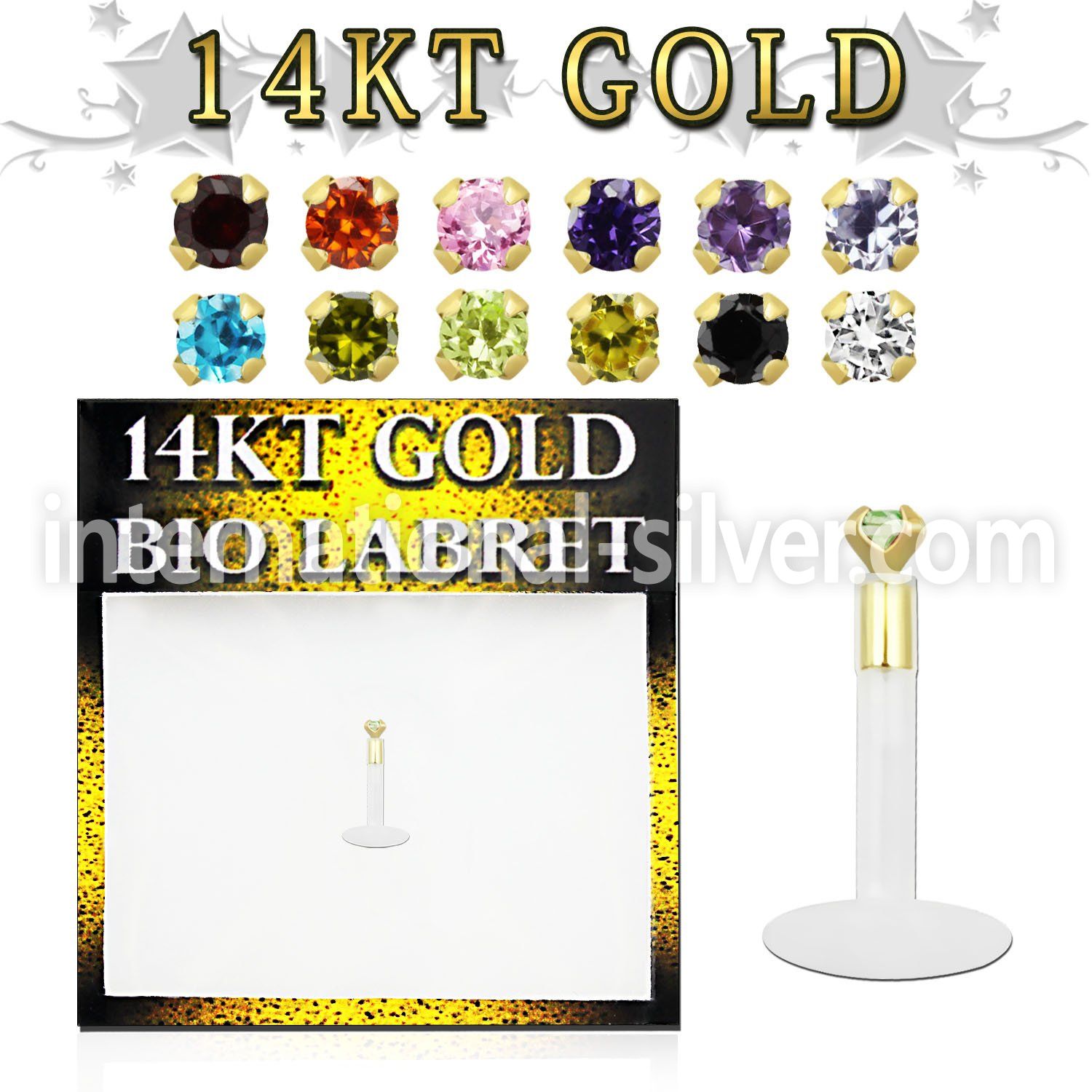 gbizms labrets lip rings gold helix