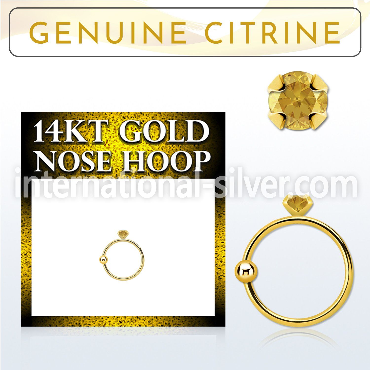 ghge6 nose hoop gold nose