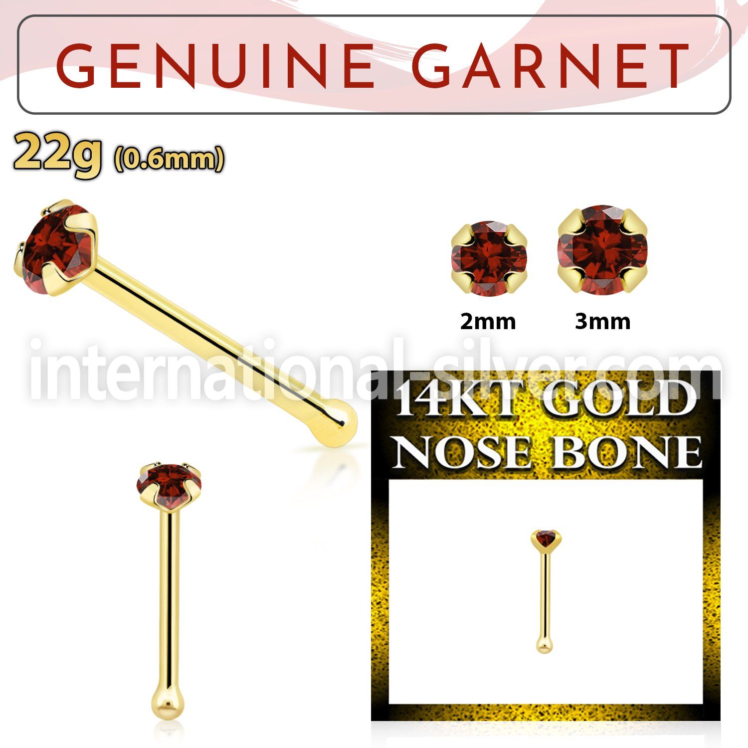 gnbge2 nose bone gold nose