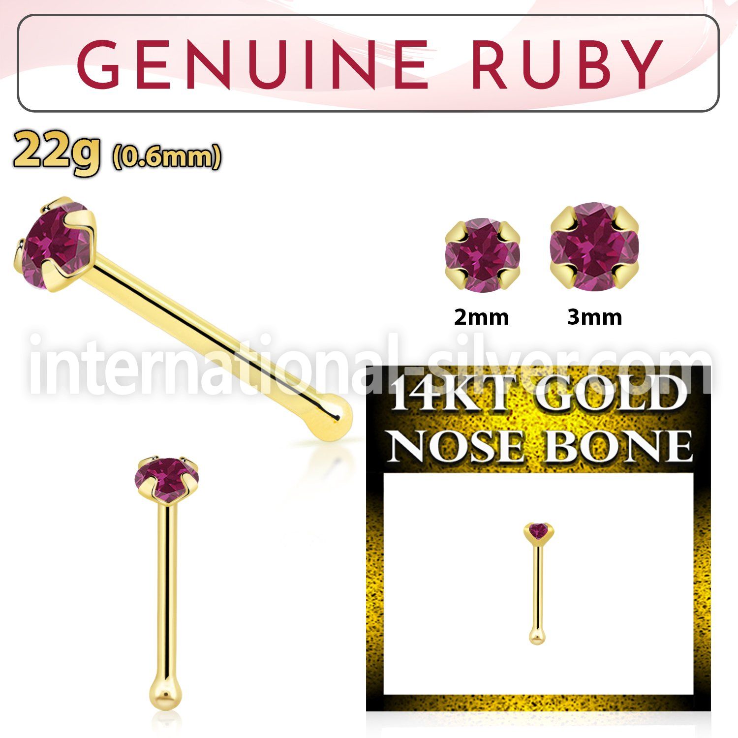 gnbge5 nose bone gold nose