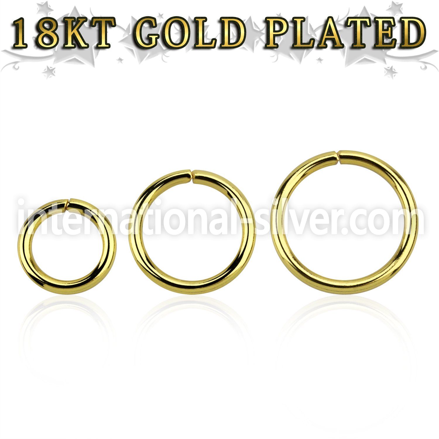 gpsel16 seamless segment rings silver 925 eyebrow