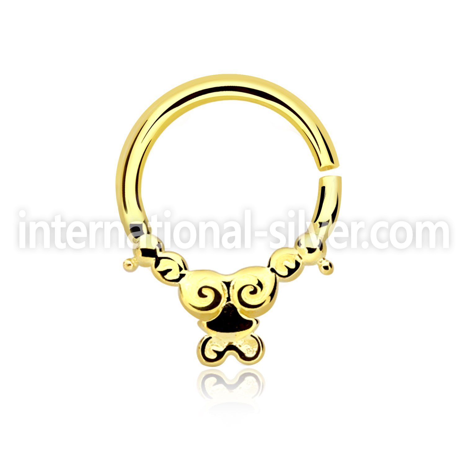 gpsepv2 seamless segment rings silver 925 septum