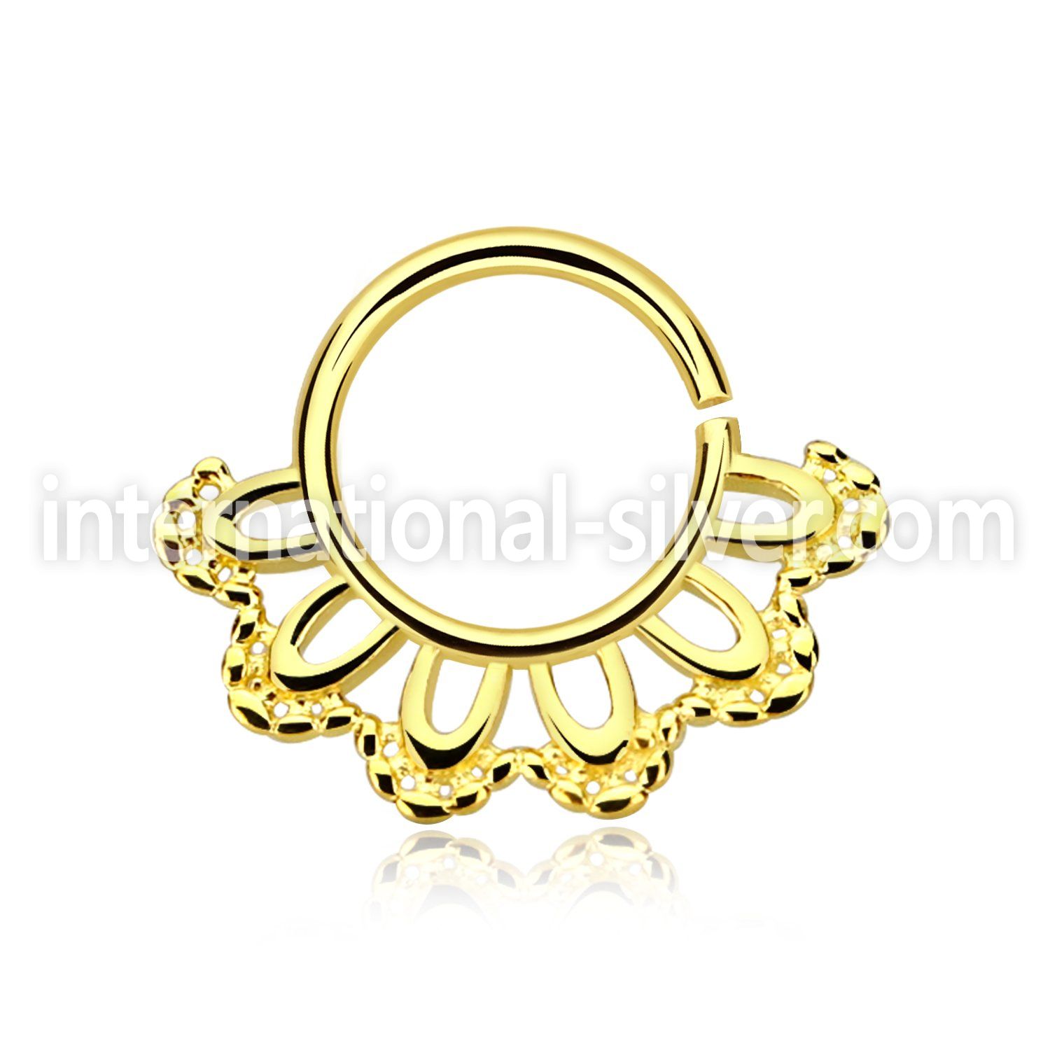 gpsepv3 seamless segment rings silver 925 septum