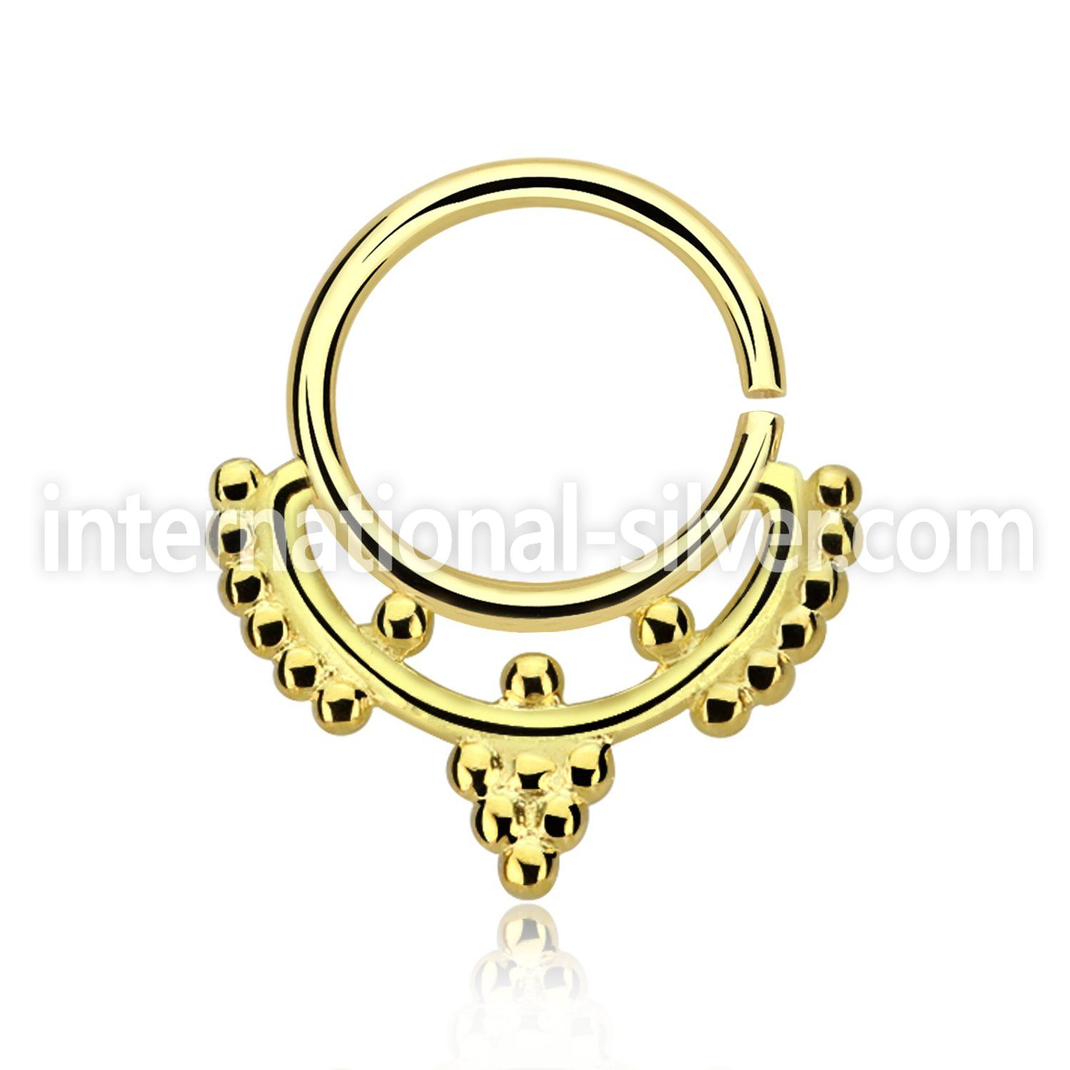 gpsepv4 seamless segment rings silver 925 septum