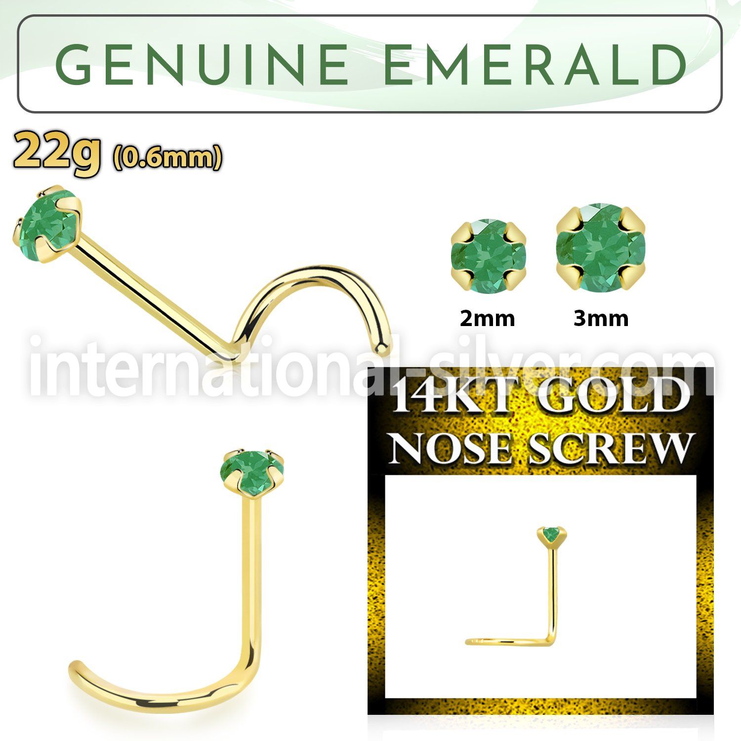gscge10 l shape nose studs gold nose