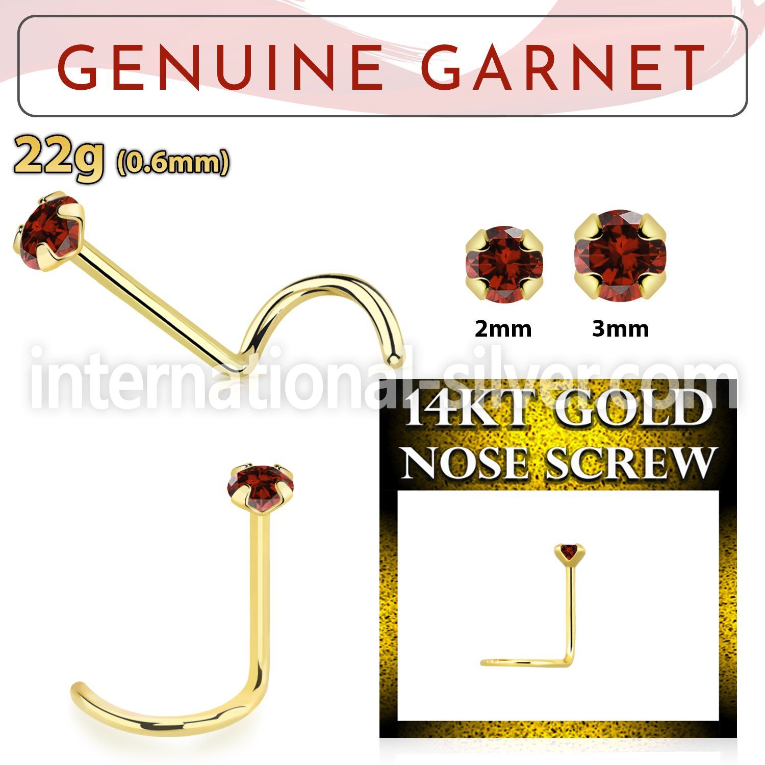 gscge2 l shape nose studs gold nose