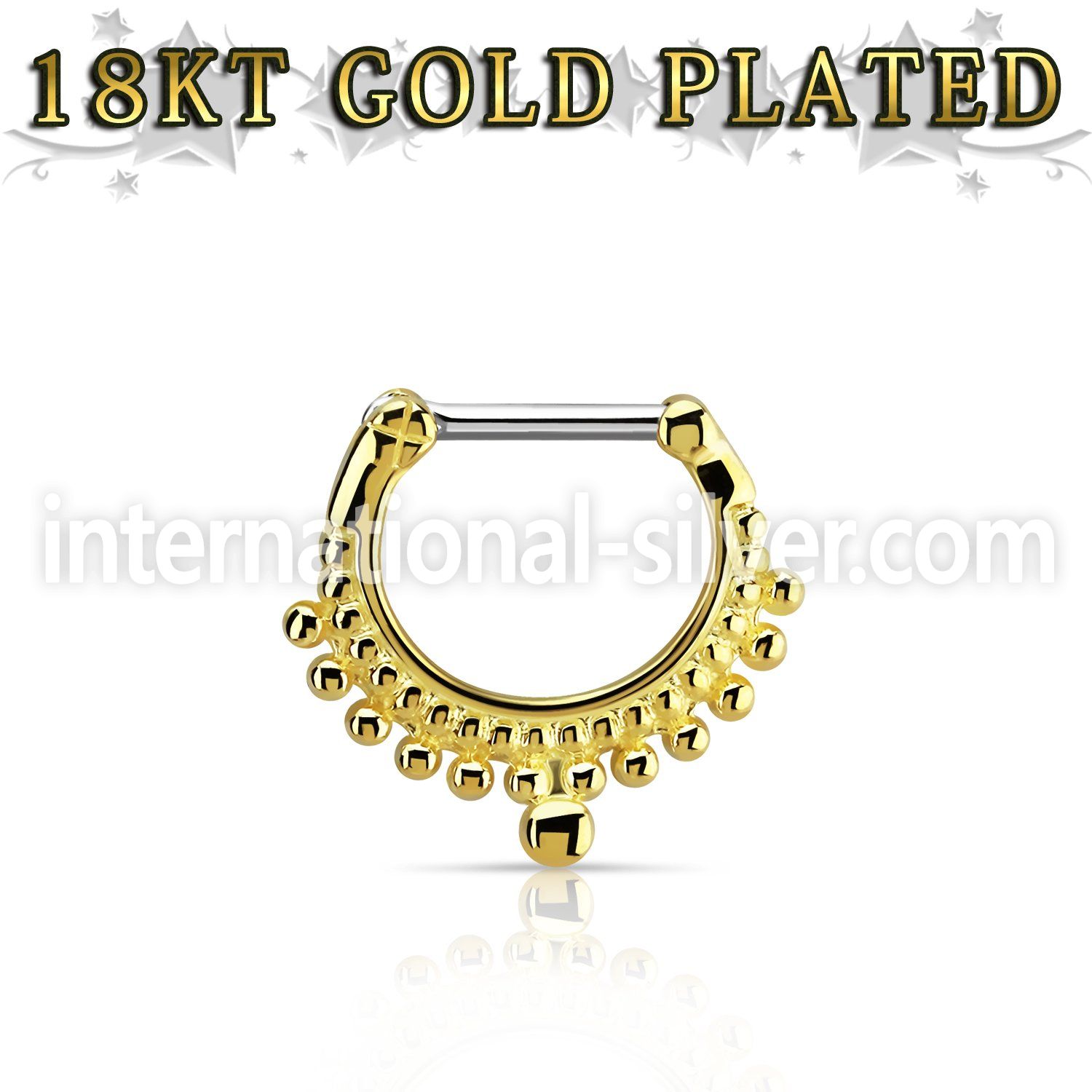 gsepm16 straight barbells silver 925 septum