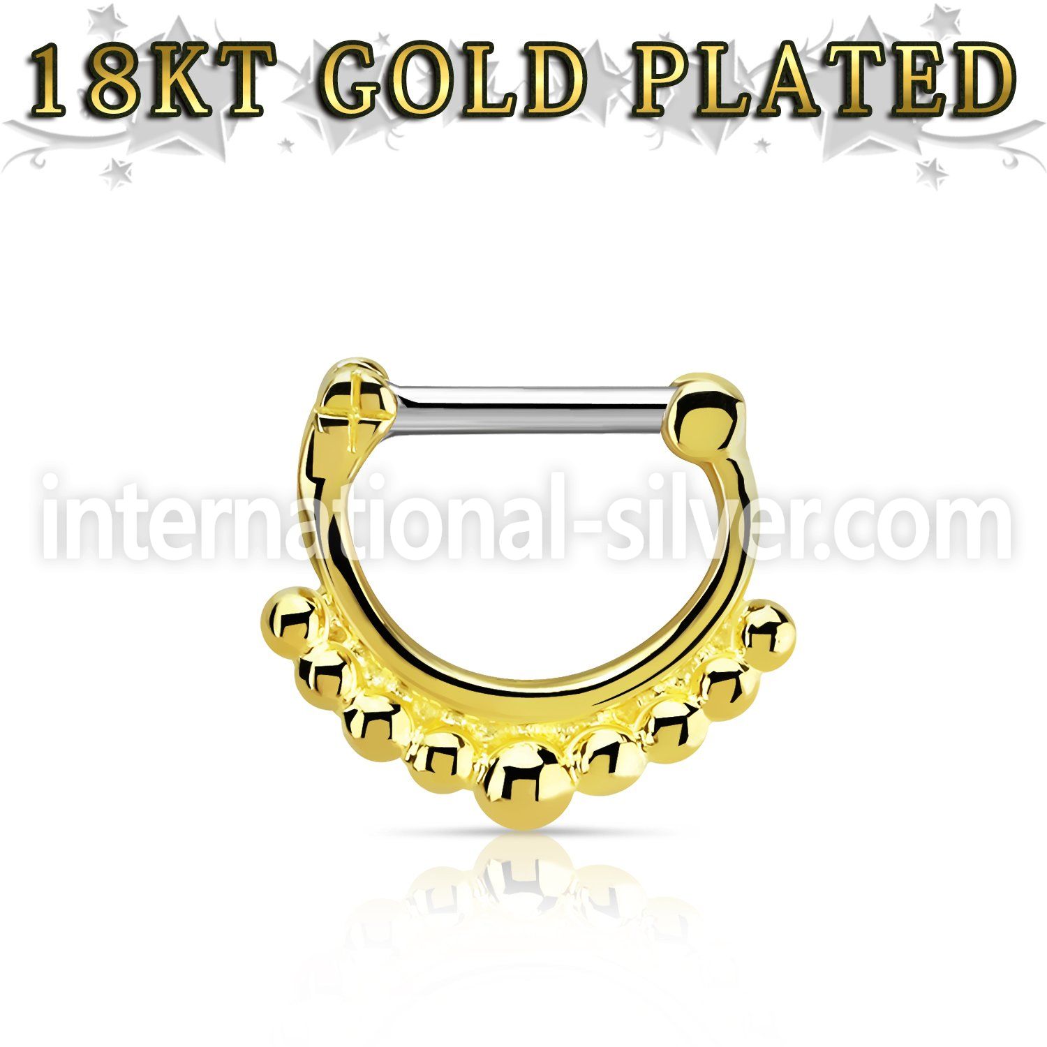 gsepn14 straight barbells silver 925 septum