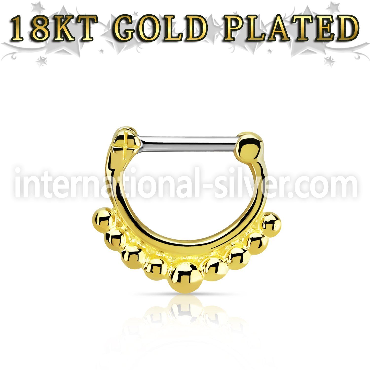 gsepn16 straight barbells silver 925 septum