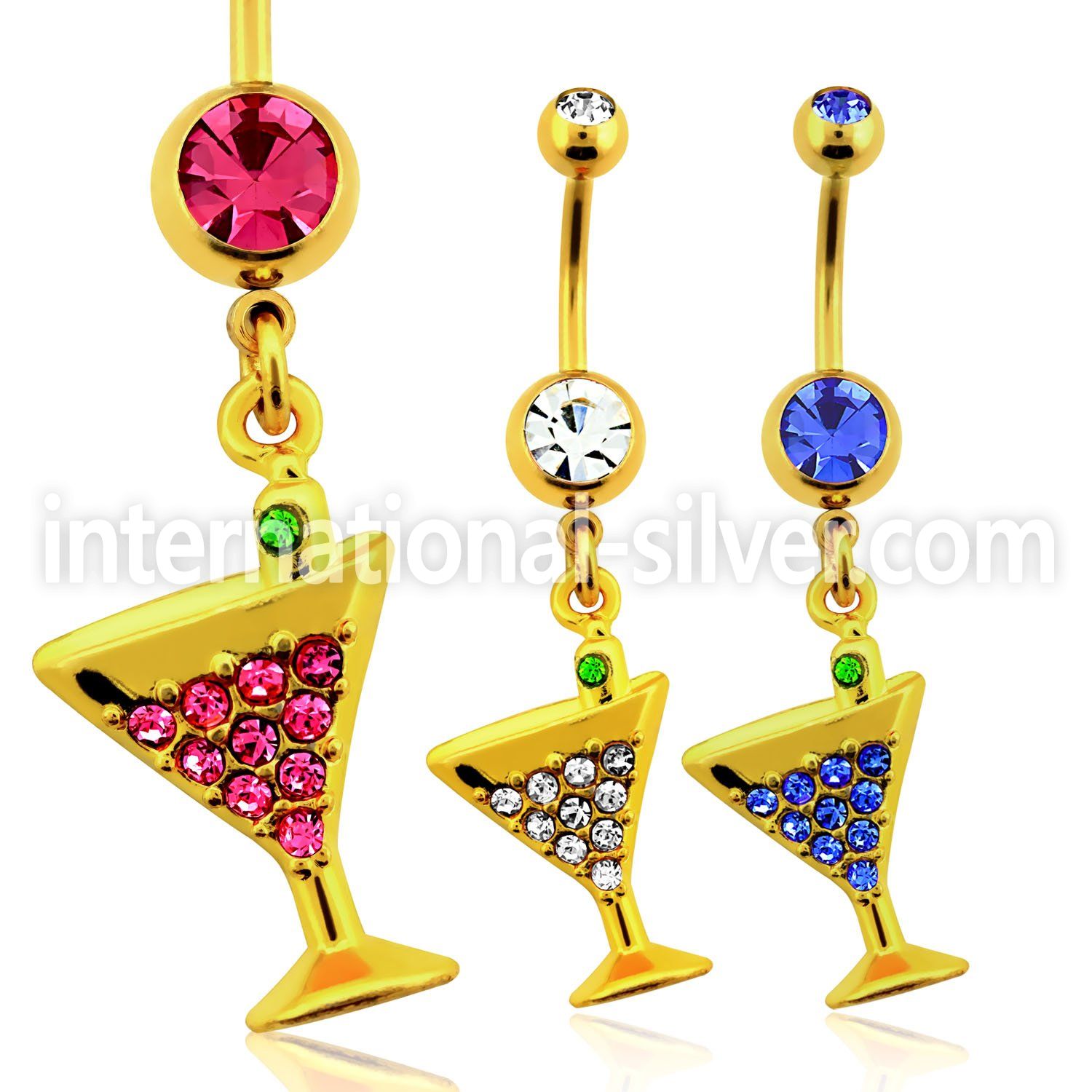 gtdmar2 belly rings anodized surgical steel 316l belly button
