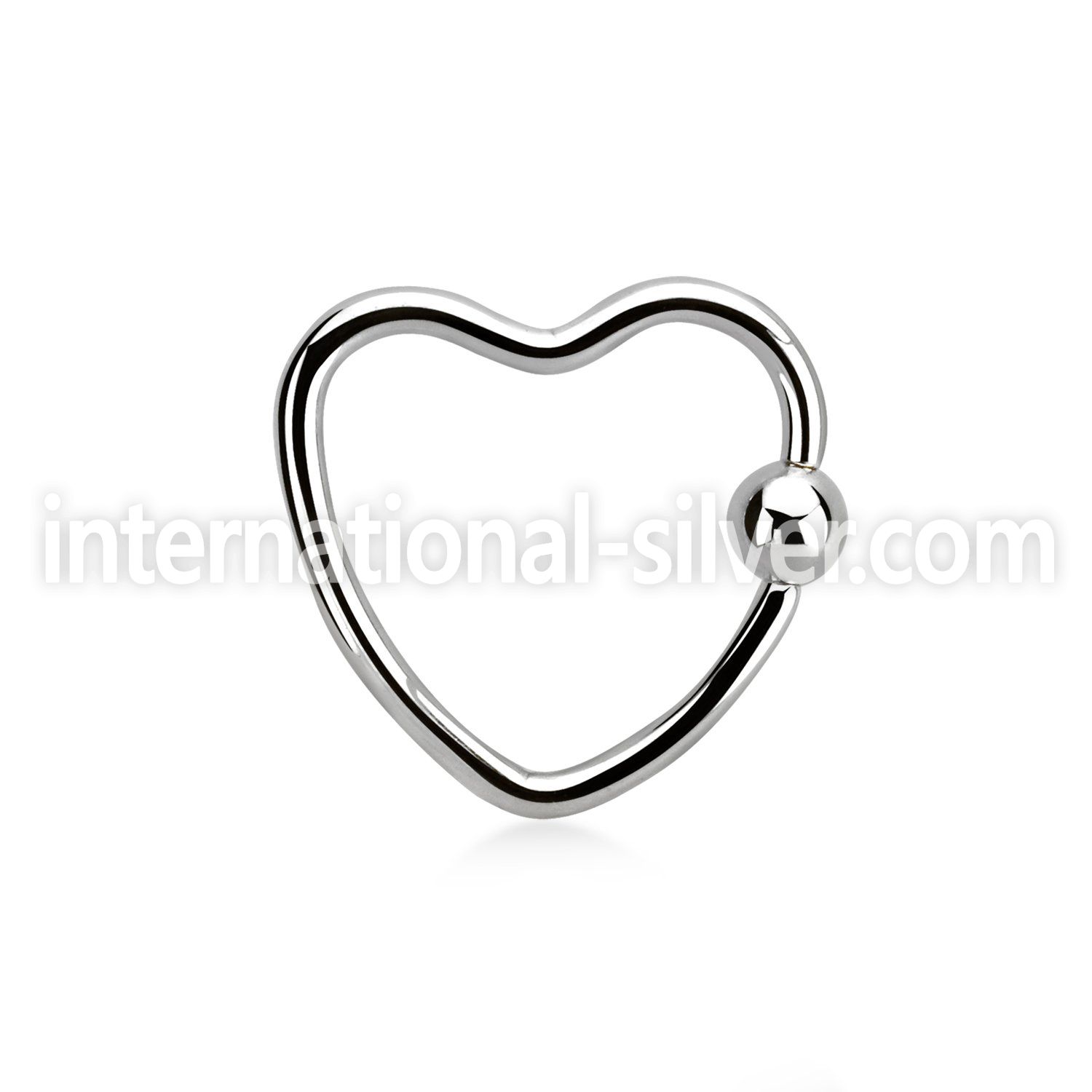 hcr16 hoops captive rings surgical steel 316l eyebrow
