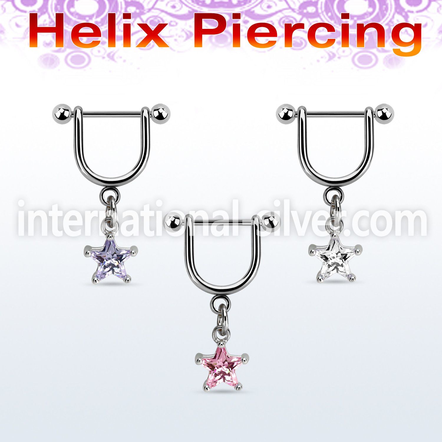 heuz11 straight barbells surgical steel 316l helix