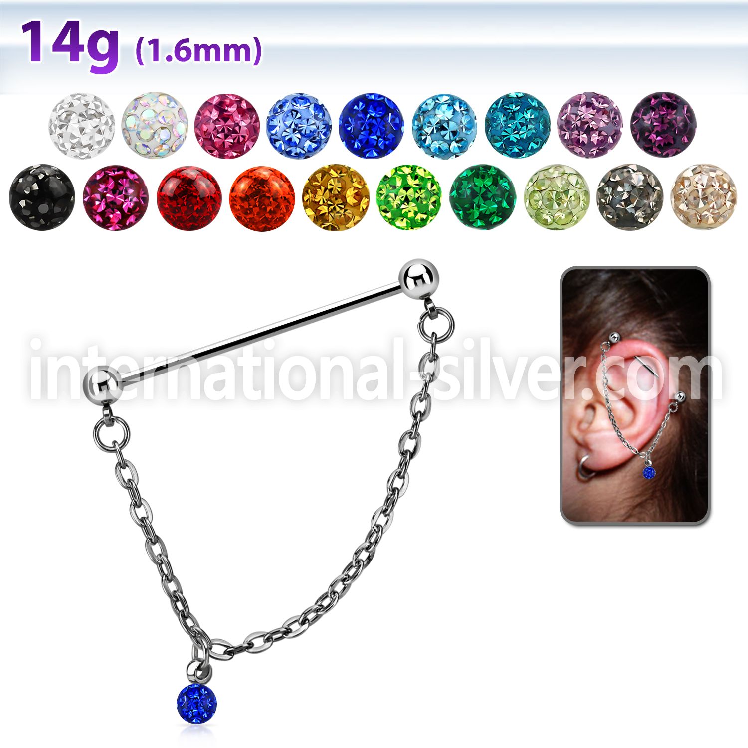 indsd1 straight barbells surgical steel 316l 