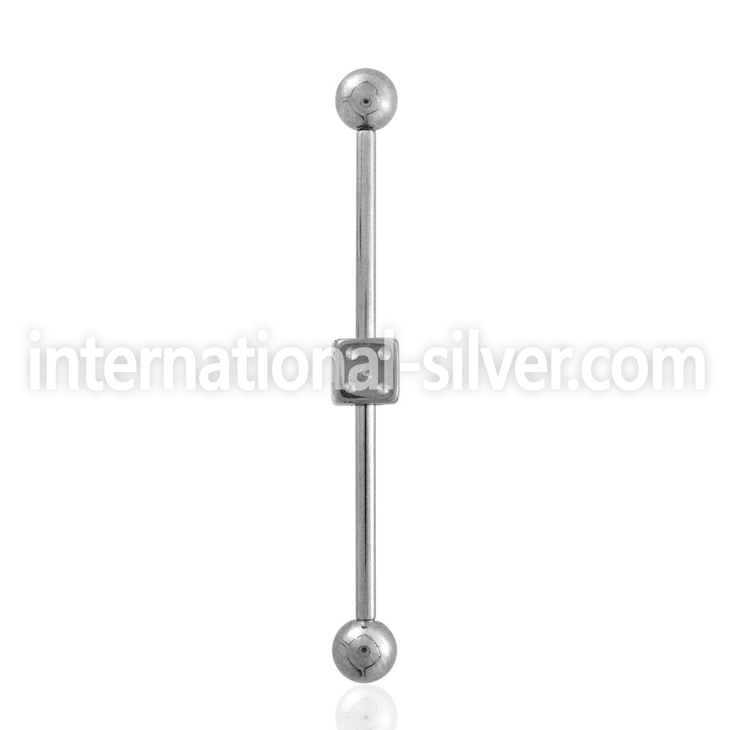 indsh1 straight barbells surgical steel 316l 