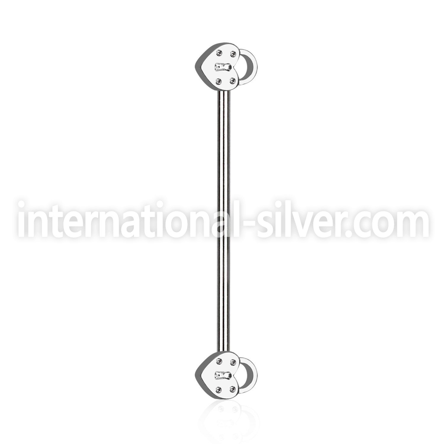 indsh28 straight barbells surgical steel 316l helix