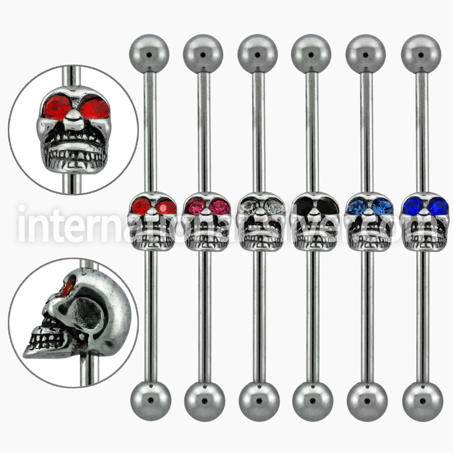 indsh4 straight barbells surgical steel 316l 