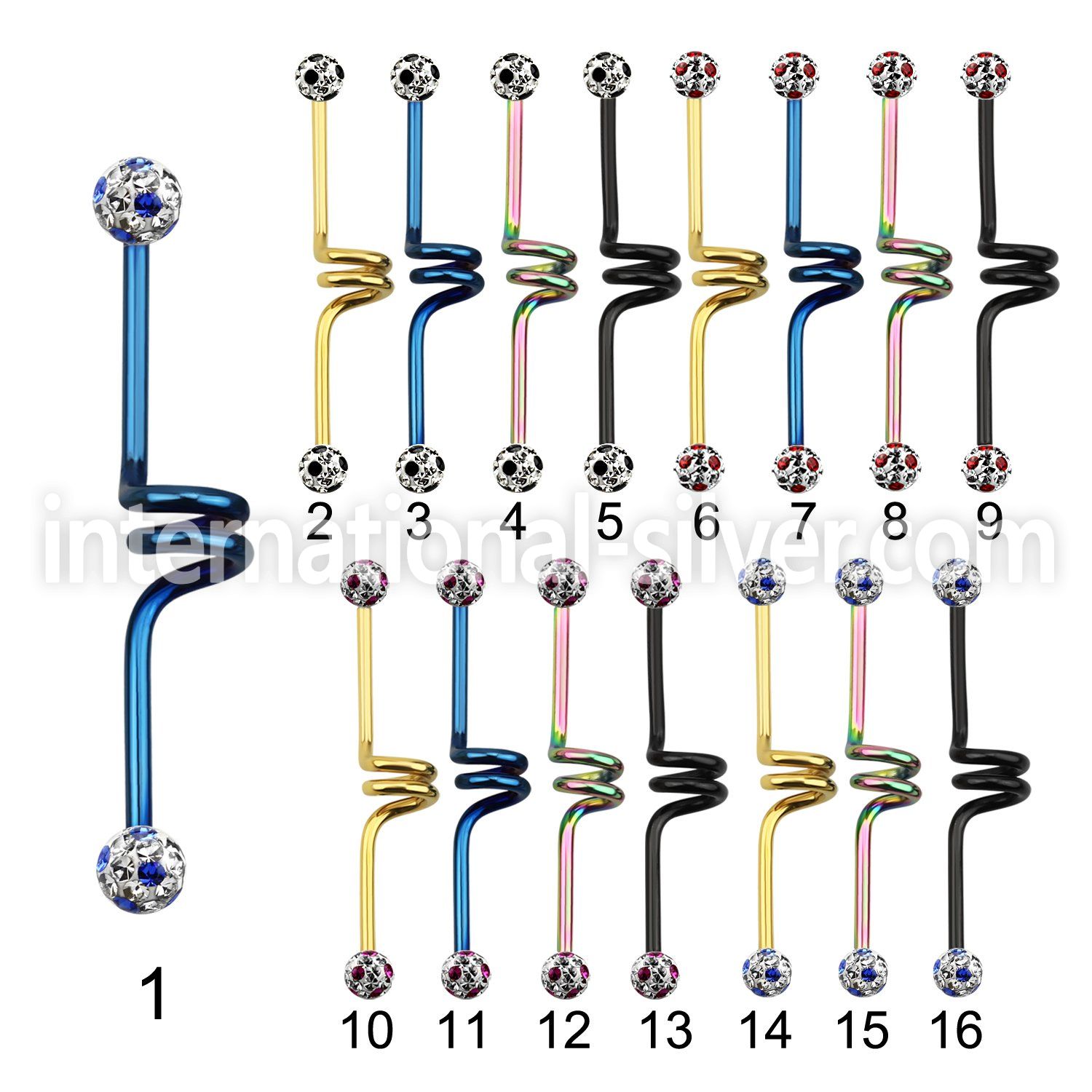 intcfr5a straight barbells anodized surgical steel 316l 