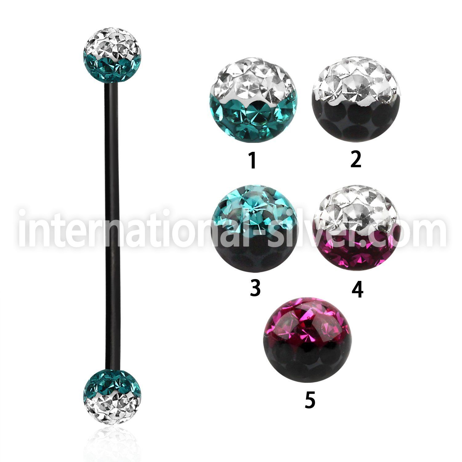 intfr5e straight barbells anodized surgical steel 316l 