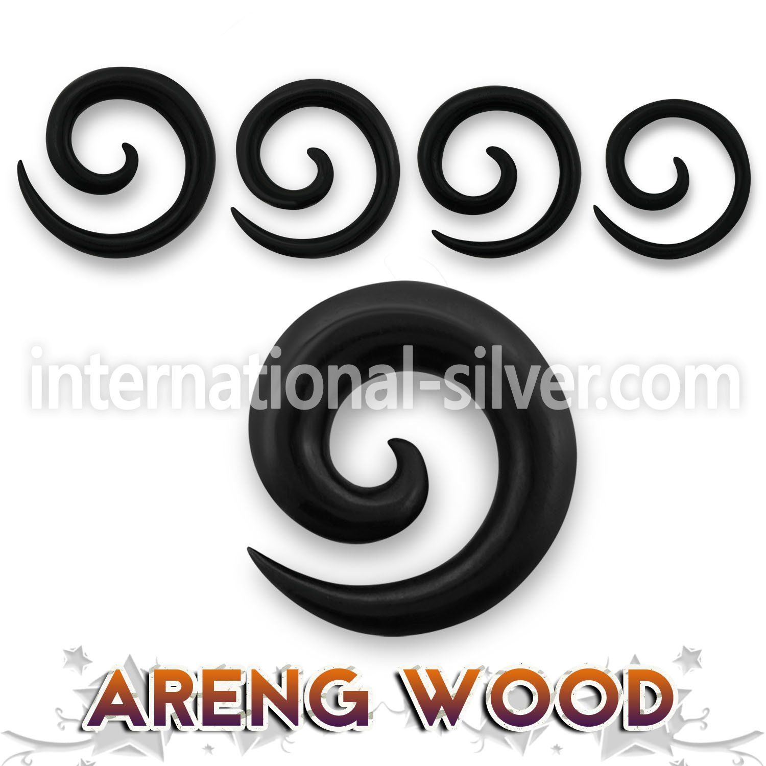 ipar tapers organic body jewelry ear lobe