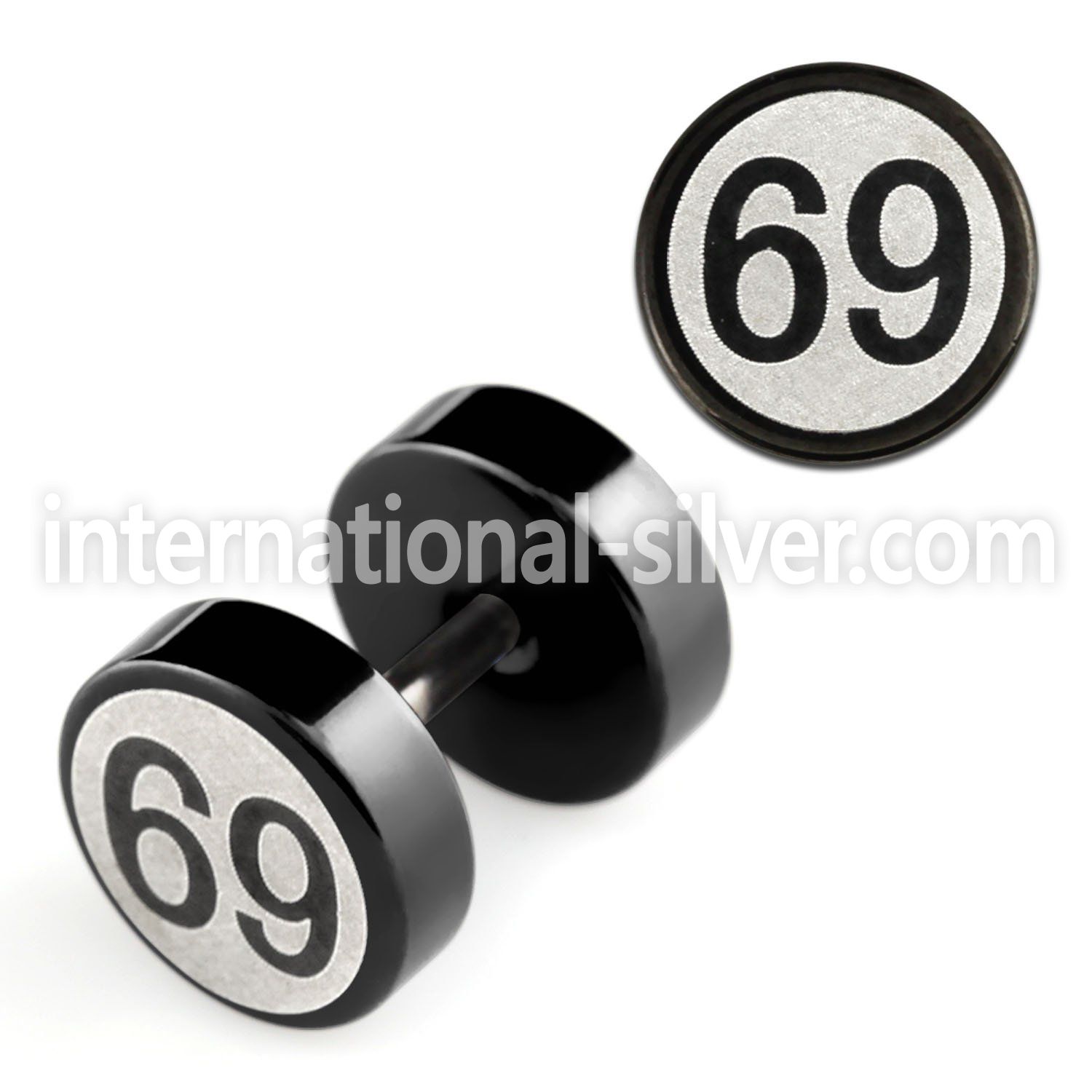 ipls10 cheaters  illusion plugs and tapers anodized surgical steel 316l ear lobe