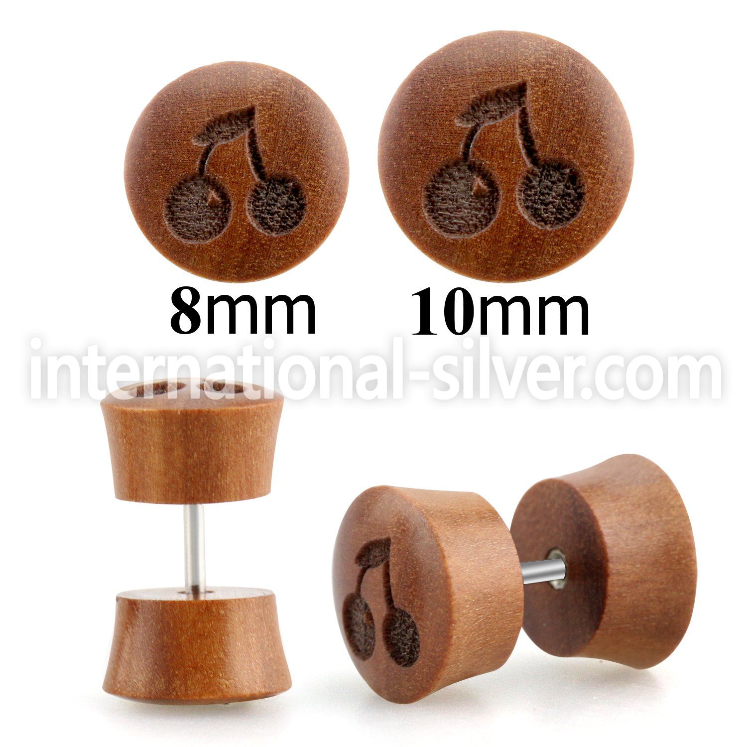 iplswd cheaters  illusion plugs and tapers organic body jewelry ear lobe