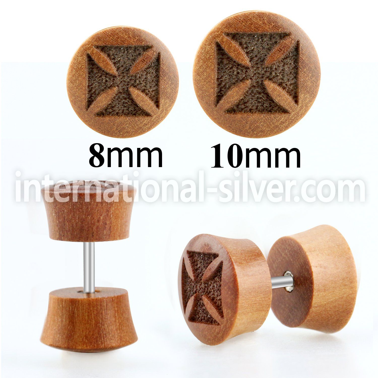 iplswe cheaters  illusion plugs and tapers organic body jewelry ear lobe