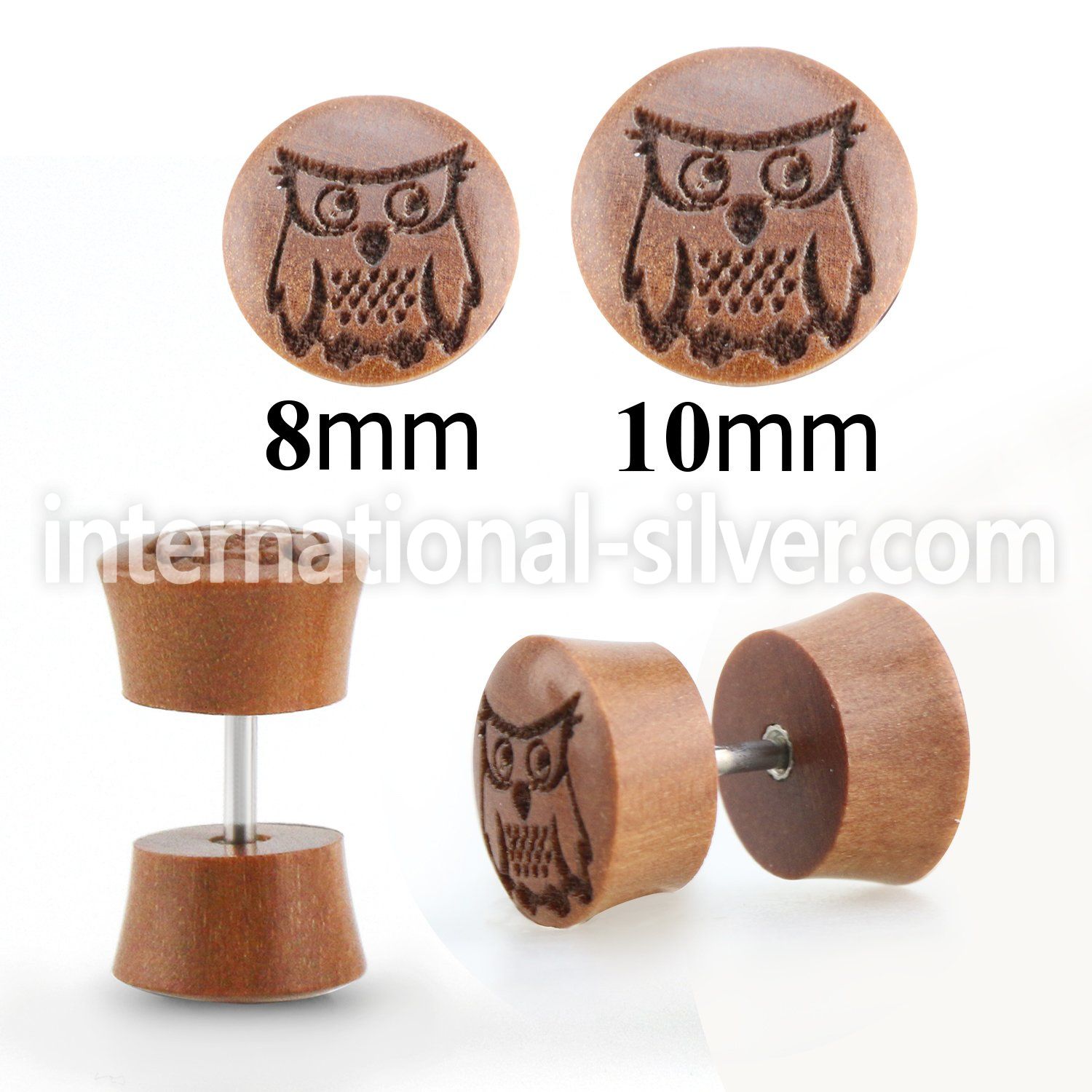 iplswg cheaters  illusion plugs and tapers organic body jewelry ear lobe