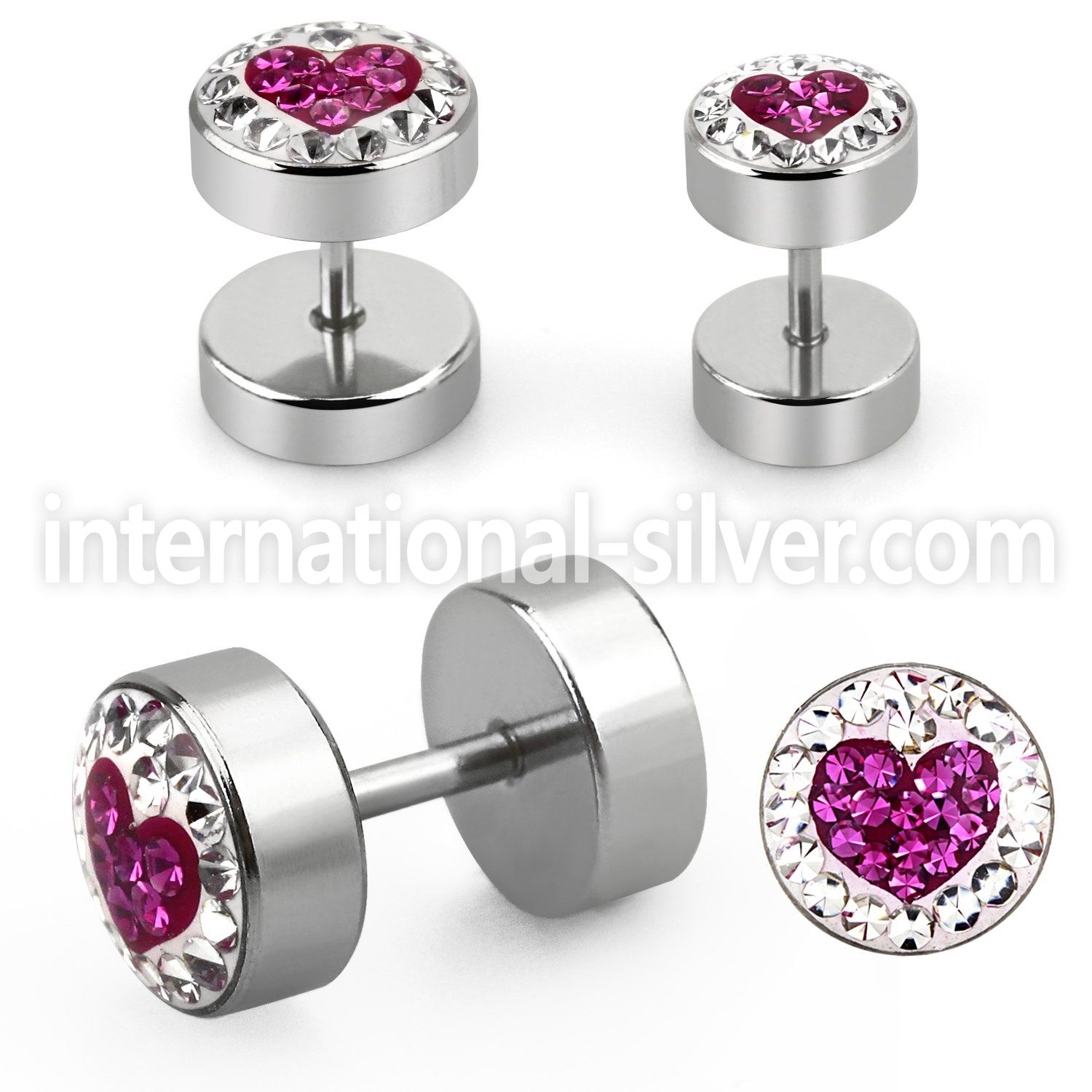 ipmcrh cheaters  illusion plugs and tapers surgical steel 316l belly button