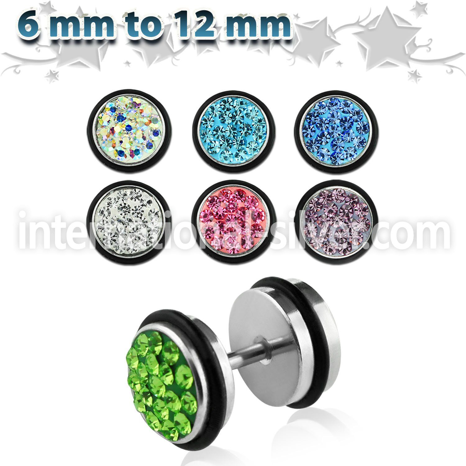 iprfc cheaters  illusion plugs and tapers surgical steel 316l belly button