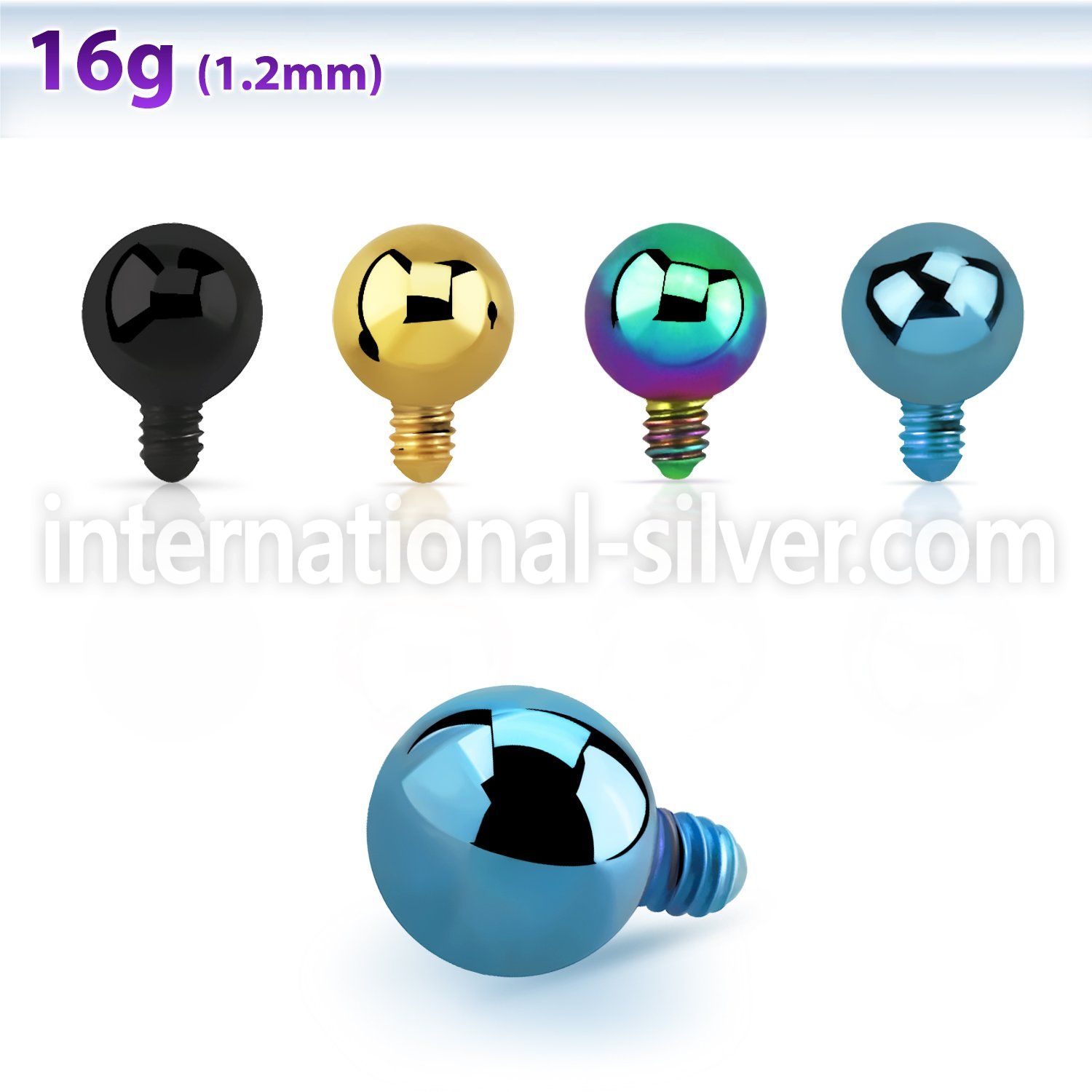 itb3 dermals anodized surgical steel 316l belly button