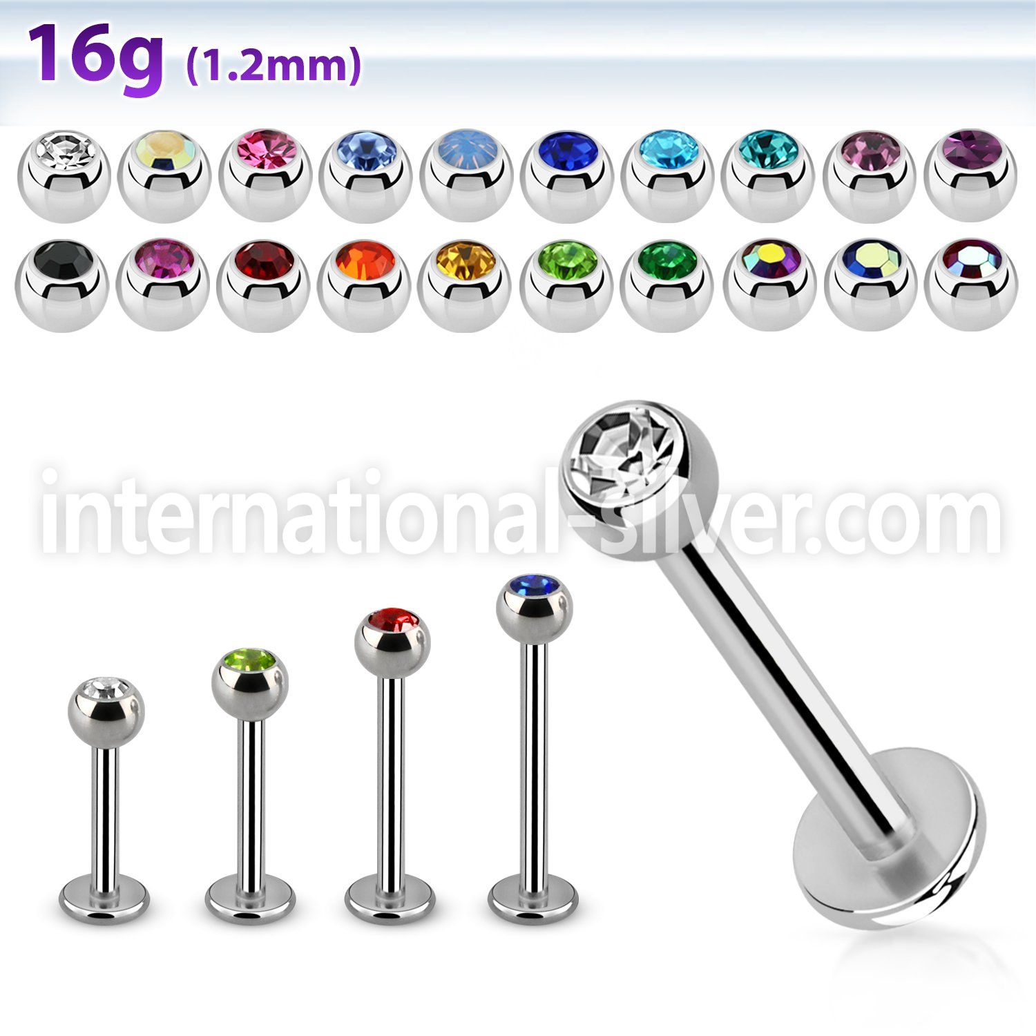 lbc3 labrets lip rings surgical steel 316l labrets chin