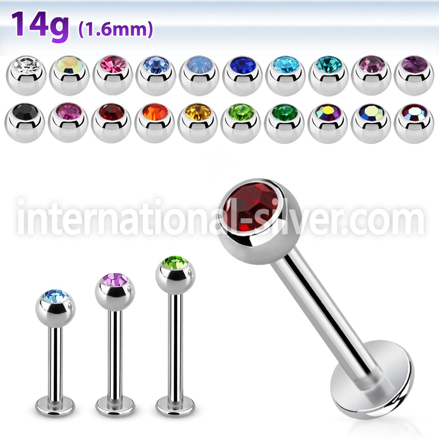 lbc4 labrets lip rings surgical steel 316l labrets chin