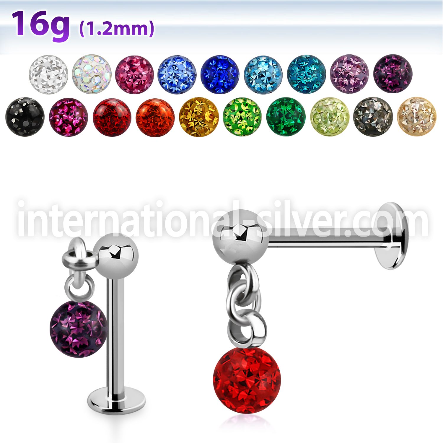 lber2 labrets lip rings surgical steel 316l labrets chin