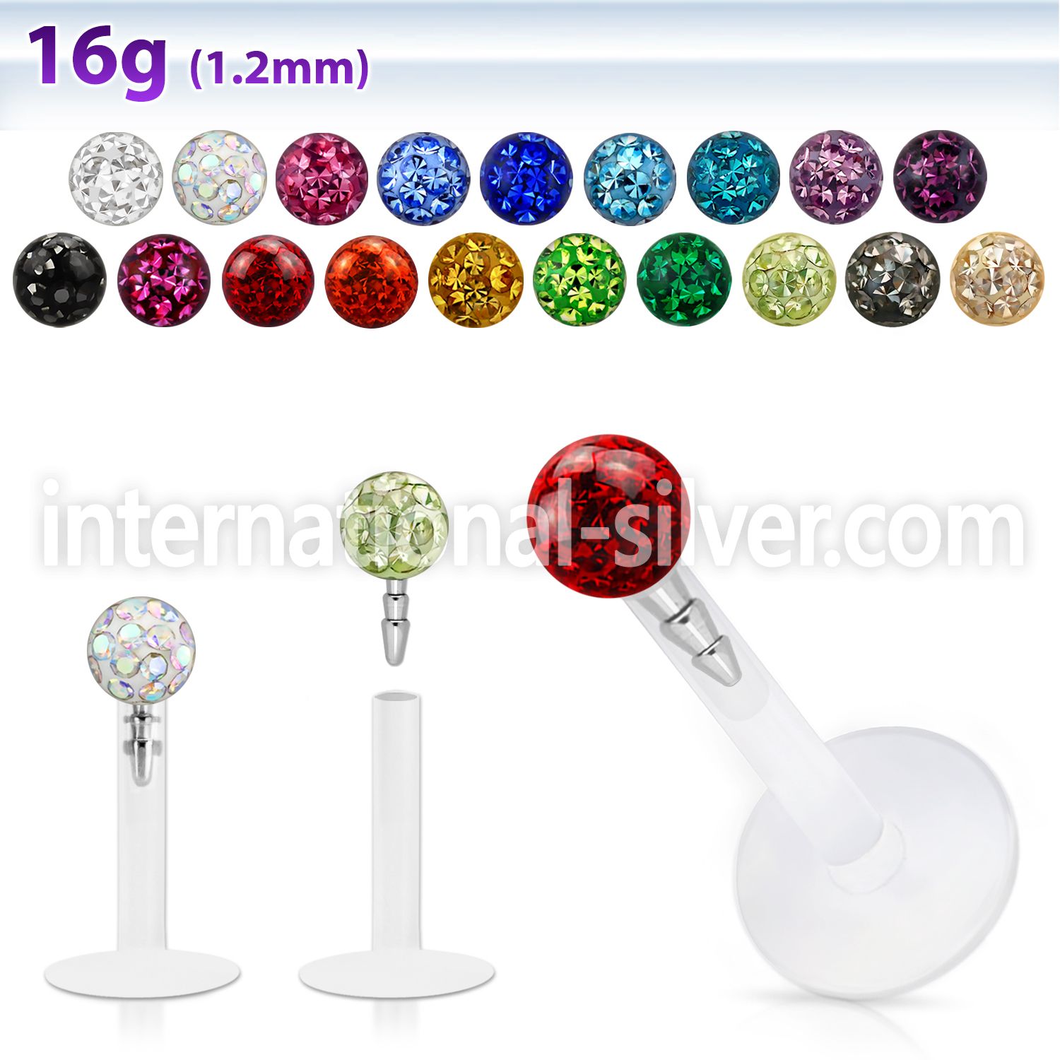 lbifr3 labrets lip rings bioflex ptfe labrets chin