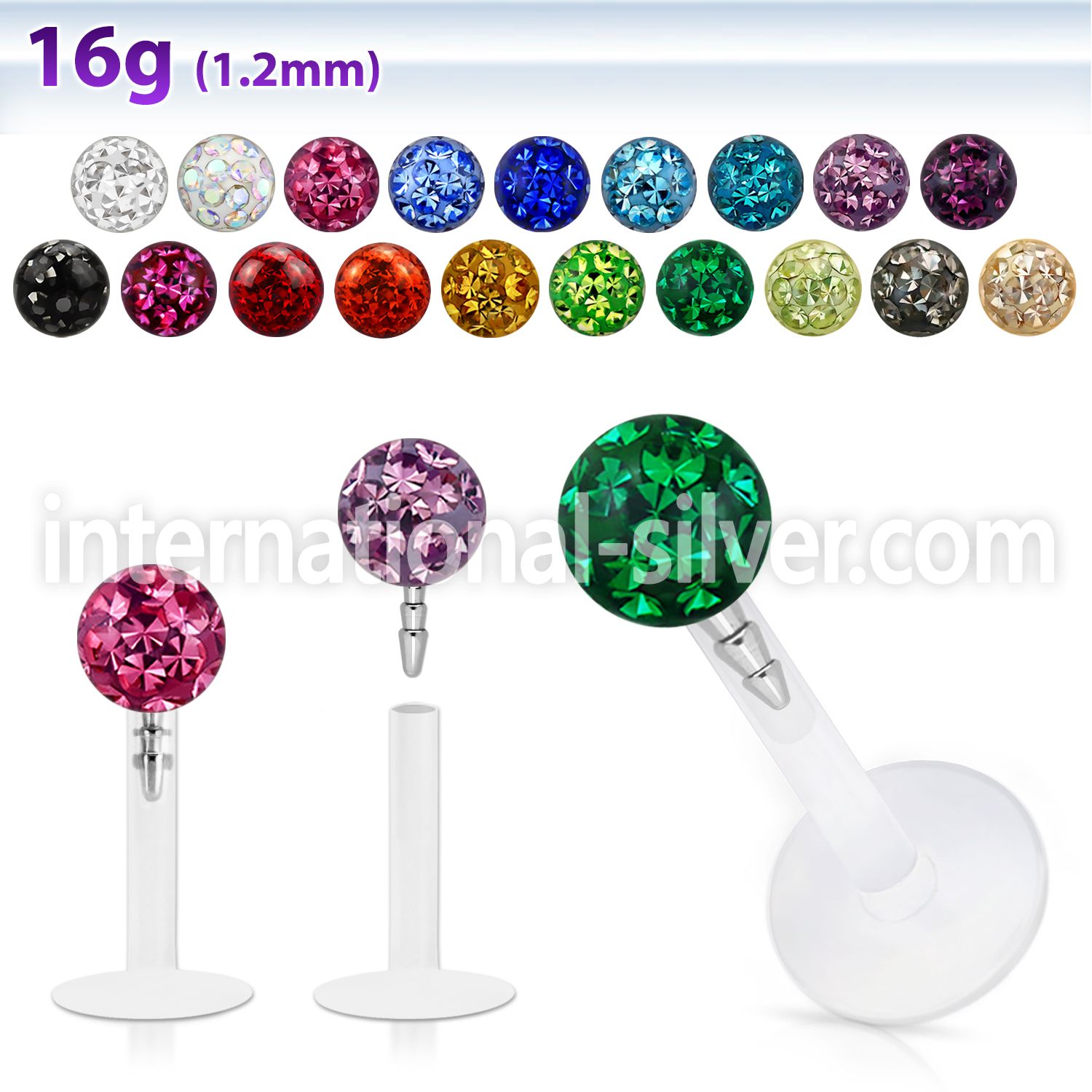 lbifr4 labrets lip rings bioflex ptfe labrets chin