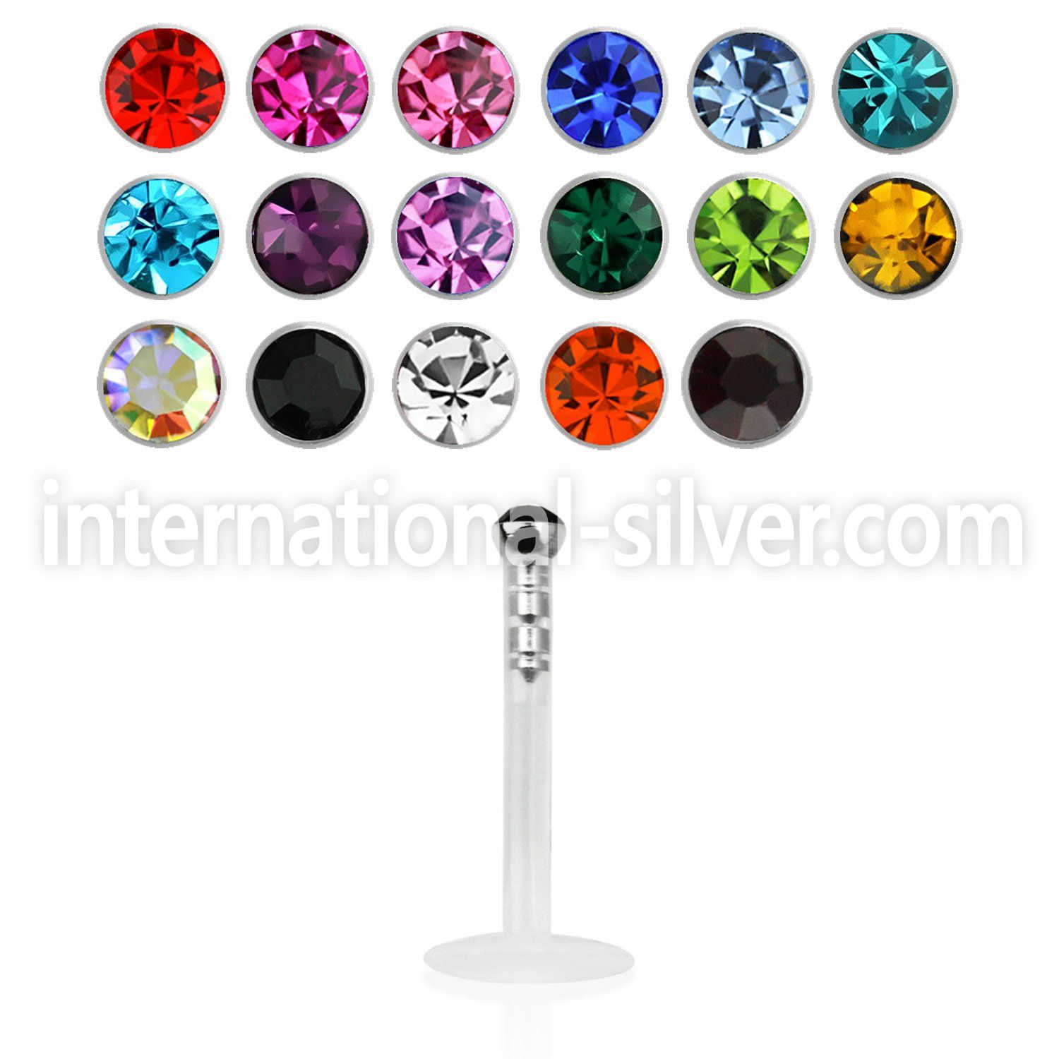 lbij labrets lip rings bioflex ptfe labrets chin