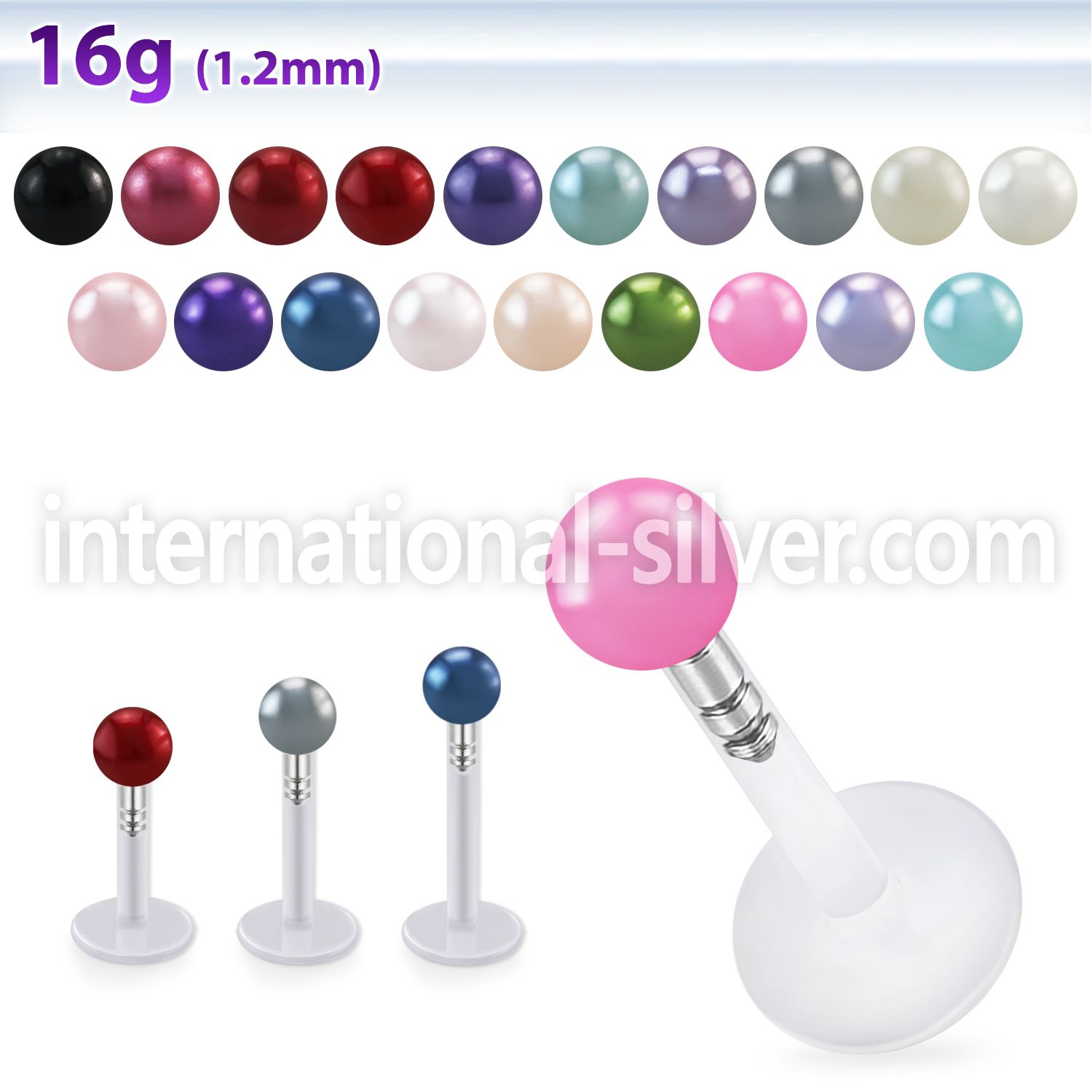 lbipr3 labrets lip rings bioflex ptfe labrets chin