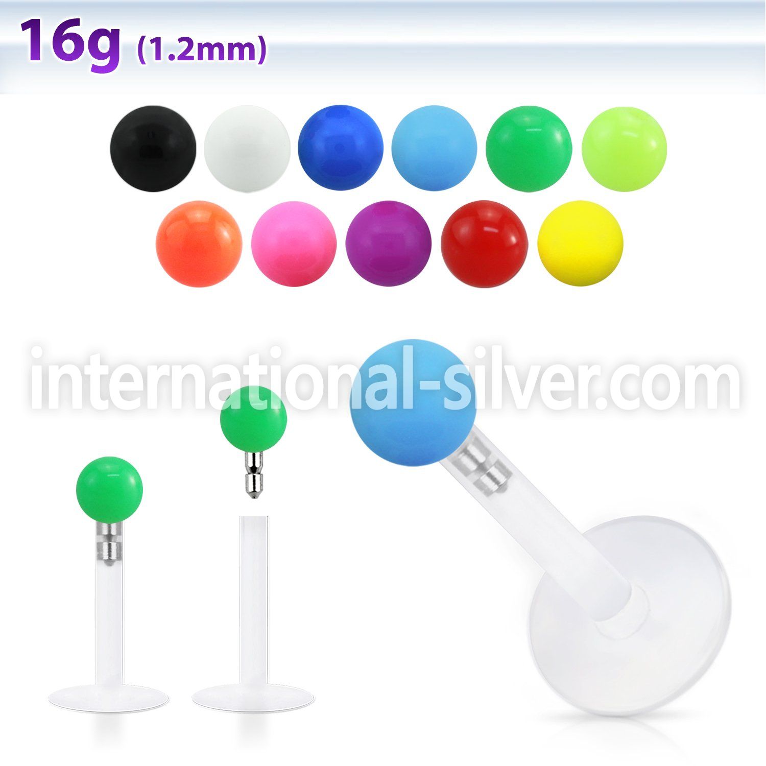 lbisab3 labrets lip rings bioflex ptfe labrets chin