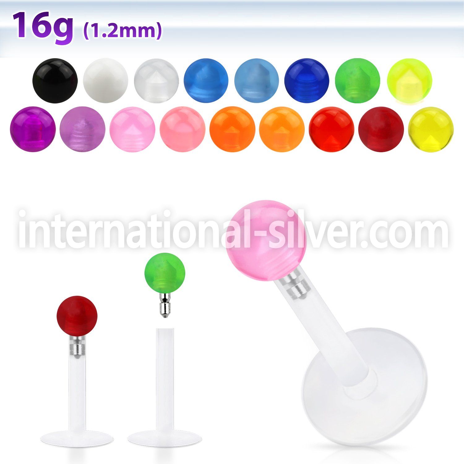 lbivb3 labrets lip rings bioflex ptfe labrets chin