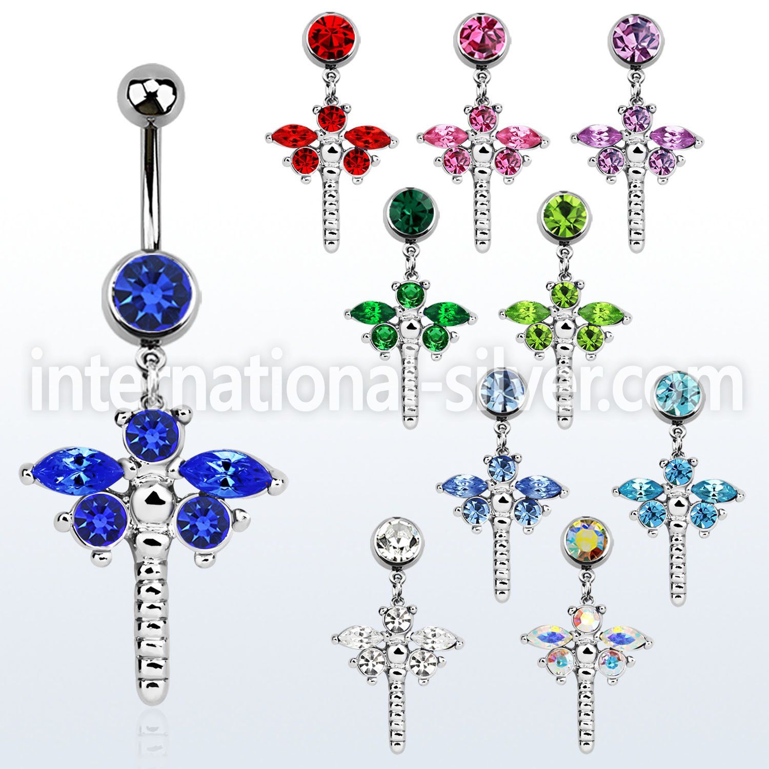 mcd008d belly rings surgical steel 316l belly button