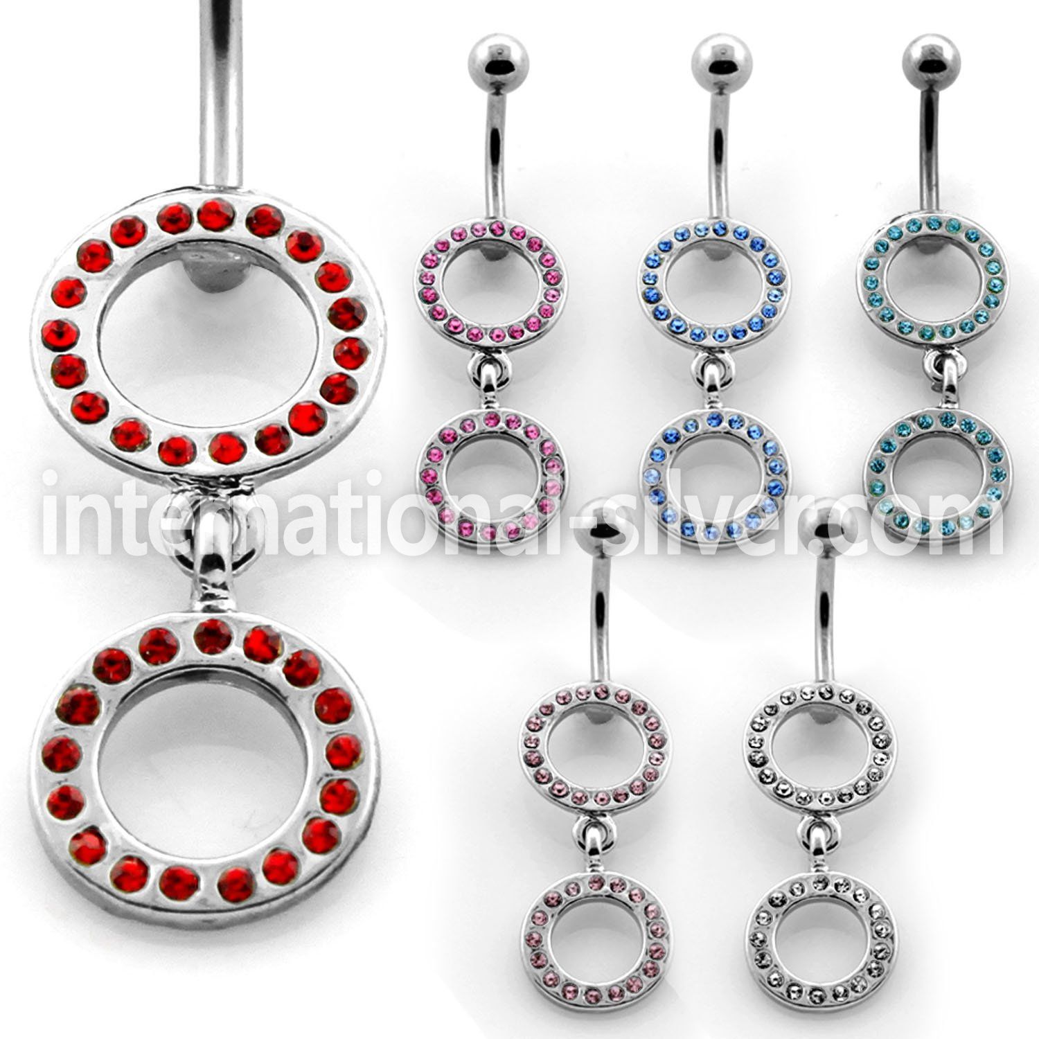 mcd2rd belly rings surgical steel 316l belly button