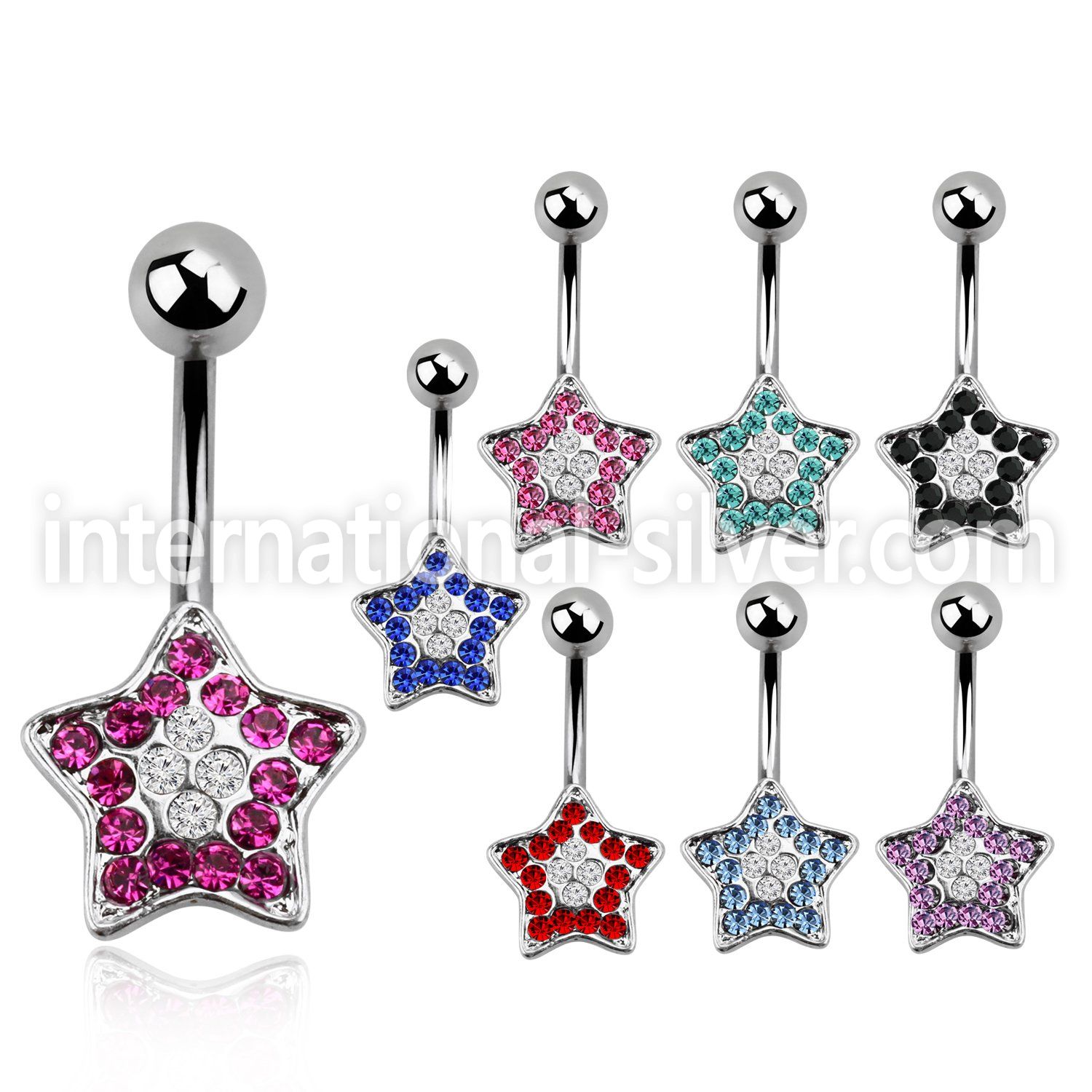 mcd356 belly rings surgical steel 316l belly button