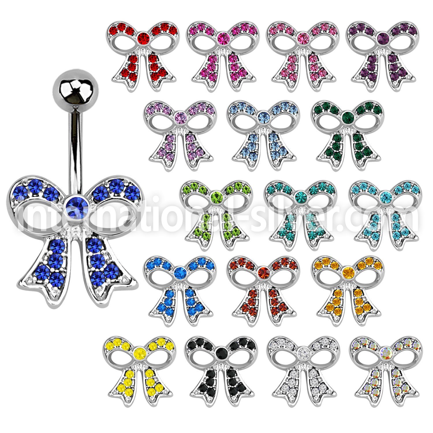 mcd359 belly rings surgical steel 316l belly button